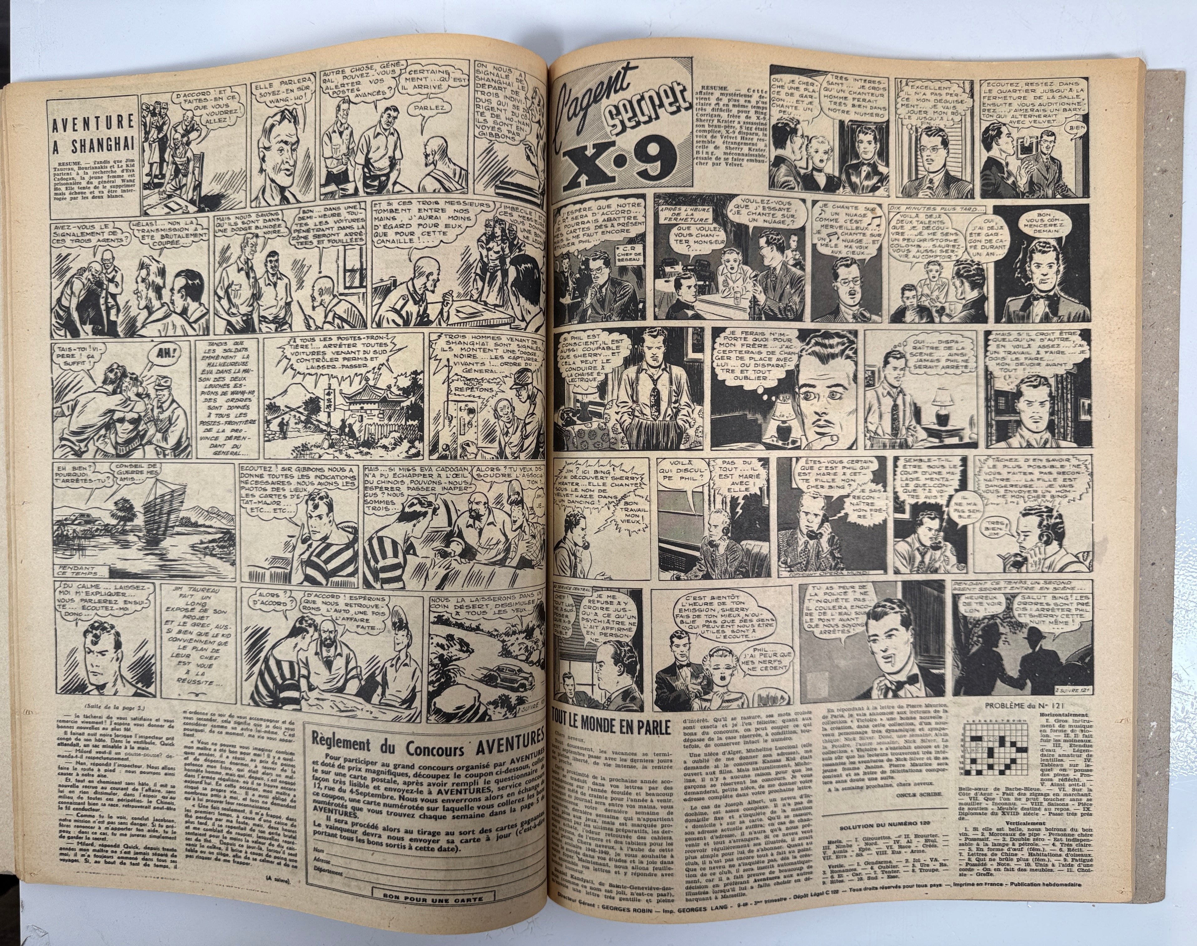 mamoco！BEAQUE MEDI CHOUPRO 1948 Aventures Album No.7 – Amok & Phantom French Comic