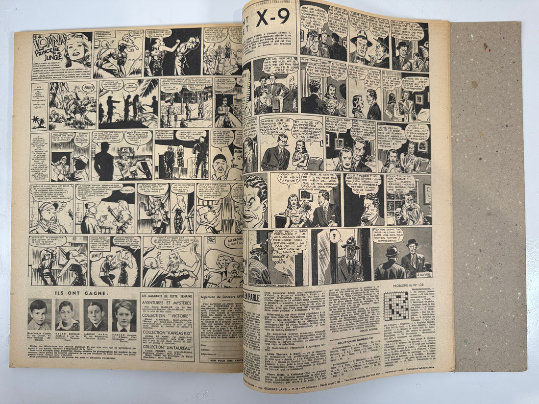 Album Aventures n° 7 de 1948 – Amok &amp; Phantom, BD française, rare, à collectionner