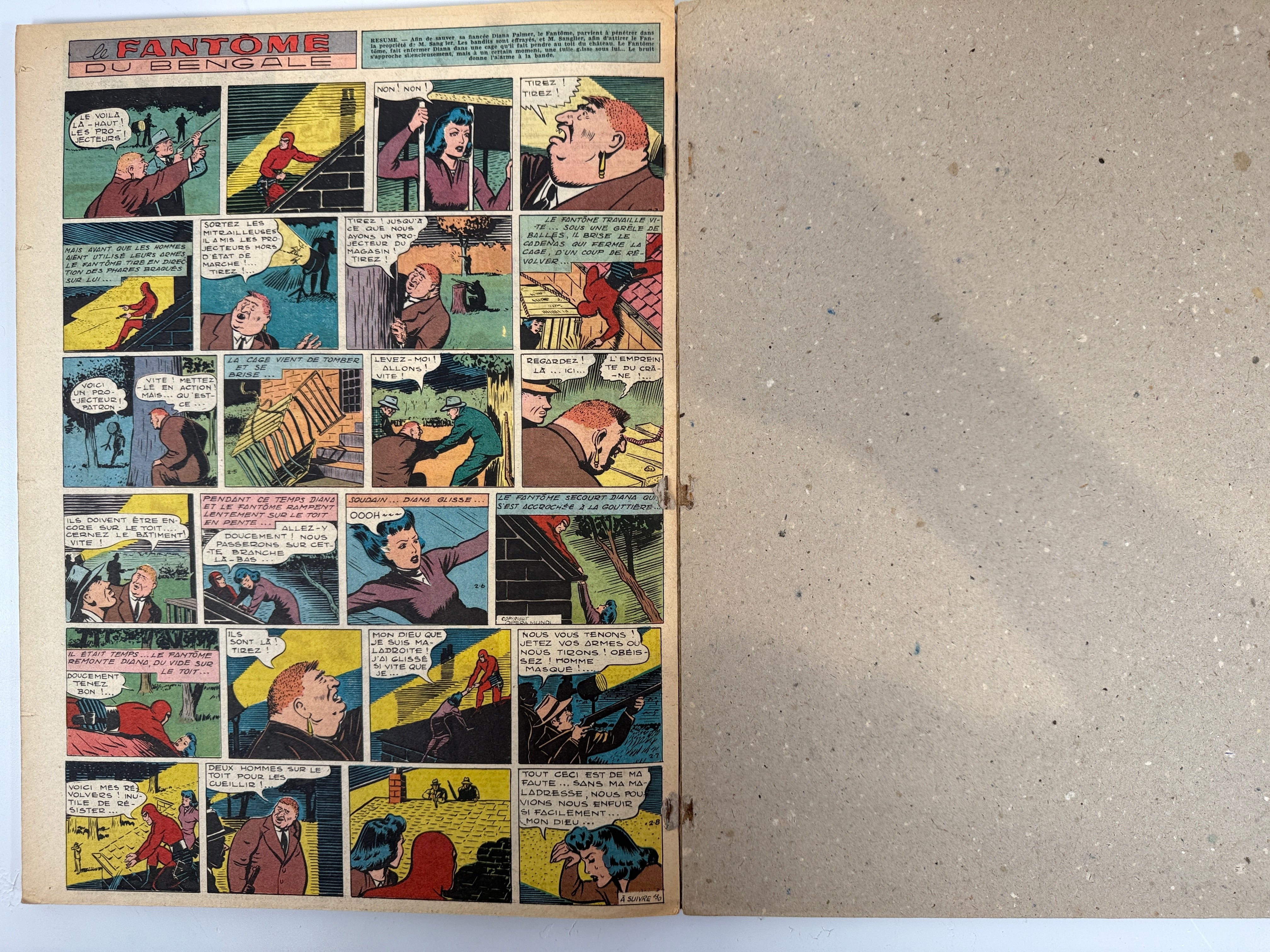 Album Aventures n° 7 de 1948 – Amok &amp; Phantom, BD française, rare, à collectionner