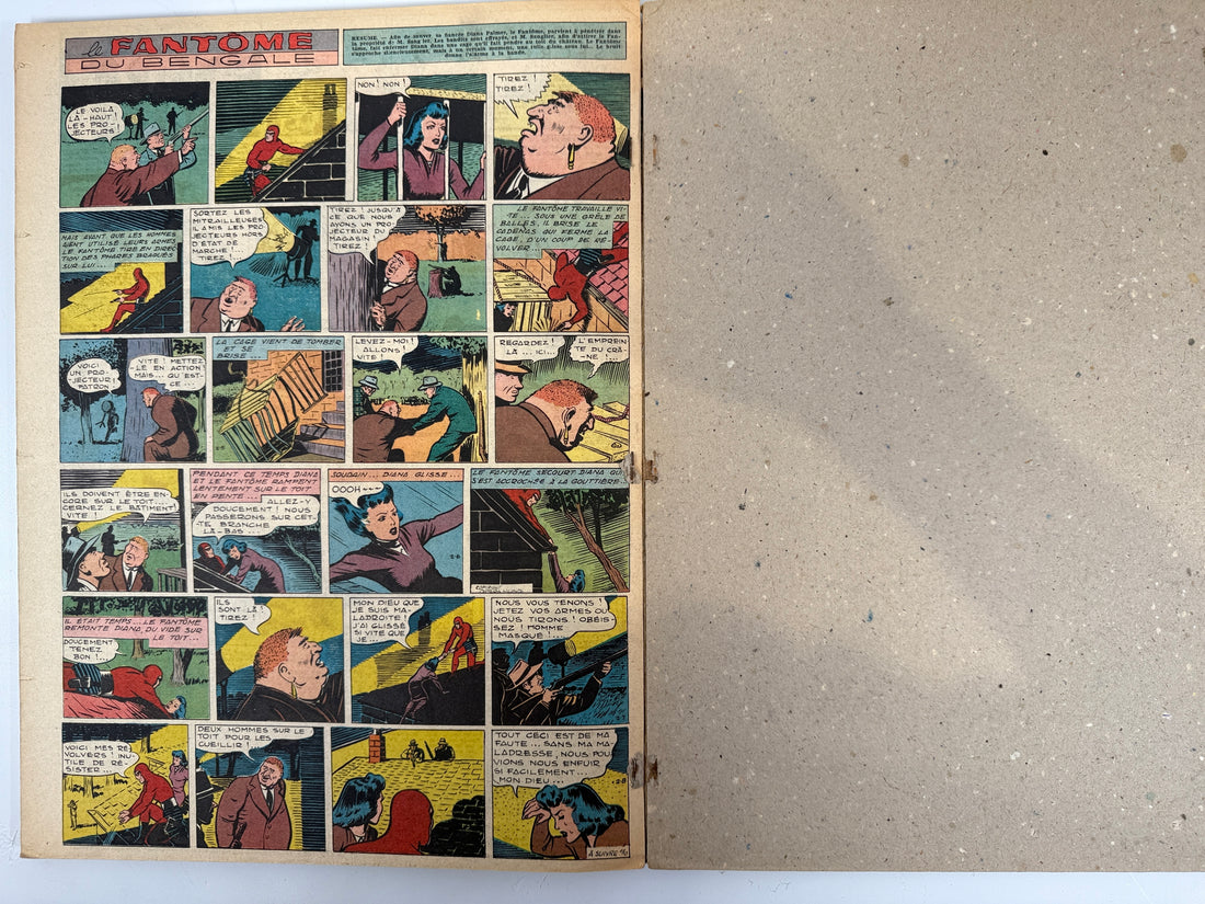 Album Aventures n° 7 de 1948 – Amok &amp; Phantom, BD française, rare, à collectionner