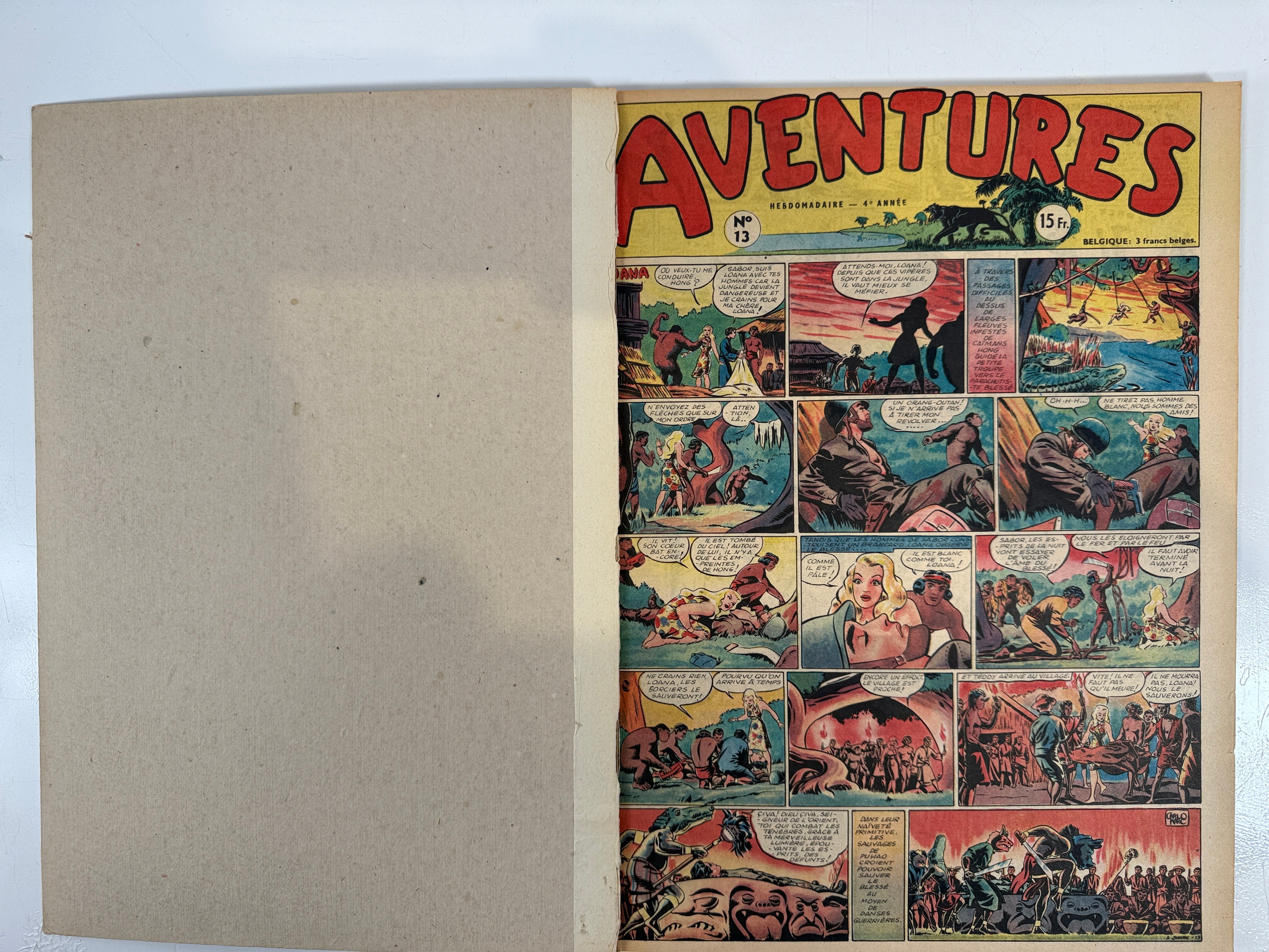 1950s Aventures Album No.9 – Vintage French Comic Collection