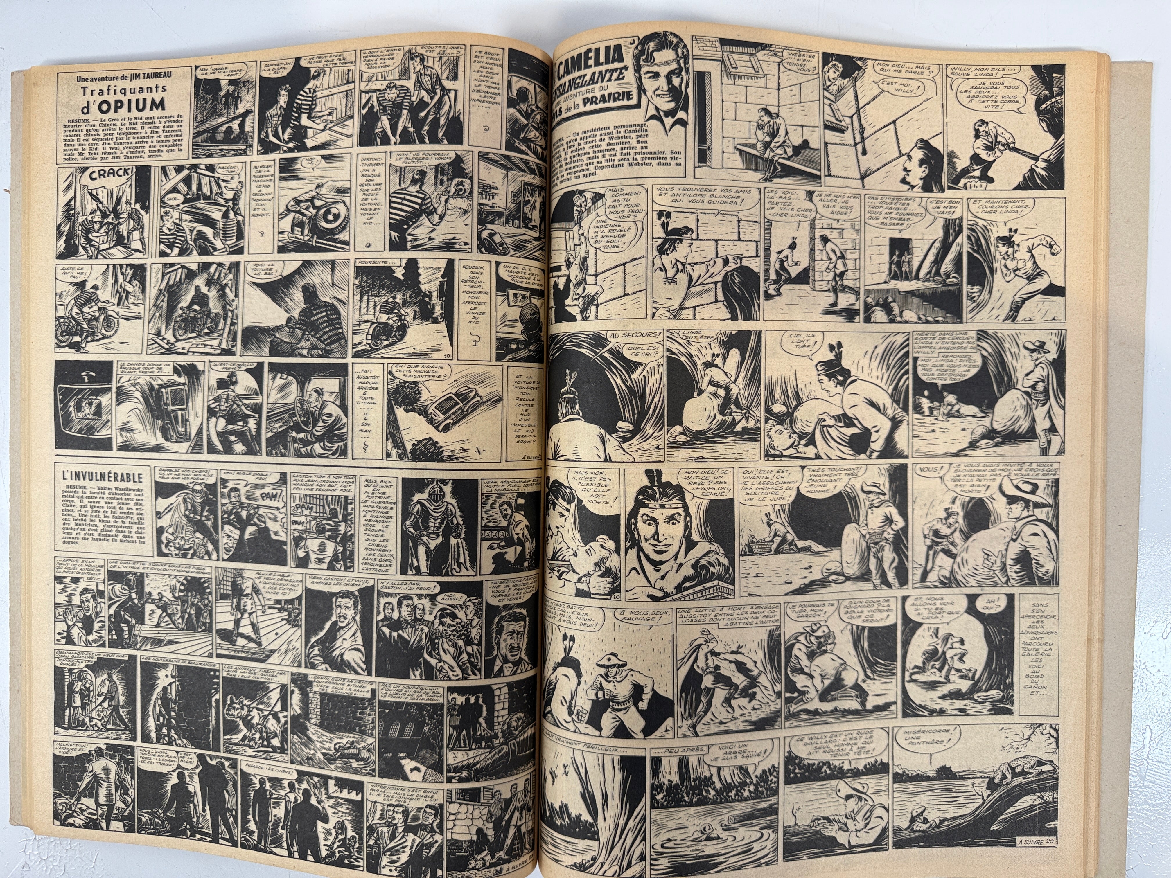 1950s Aventures Album No.9 – Vintage French Comic Collection