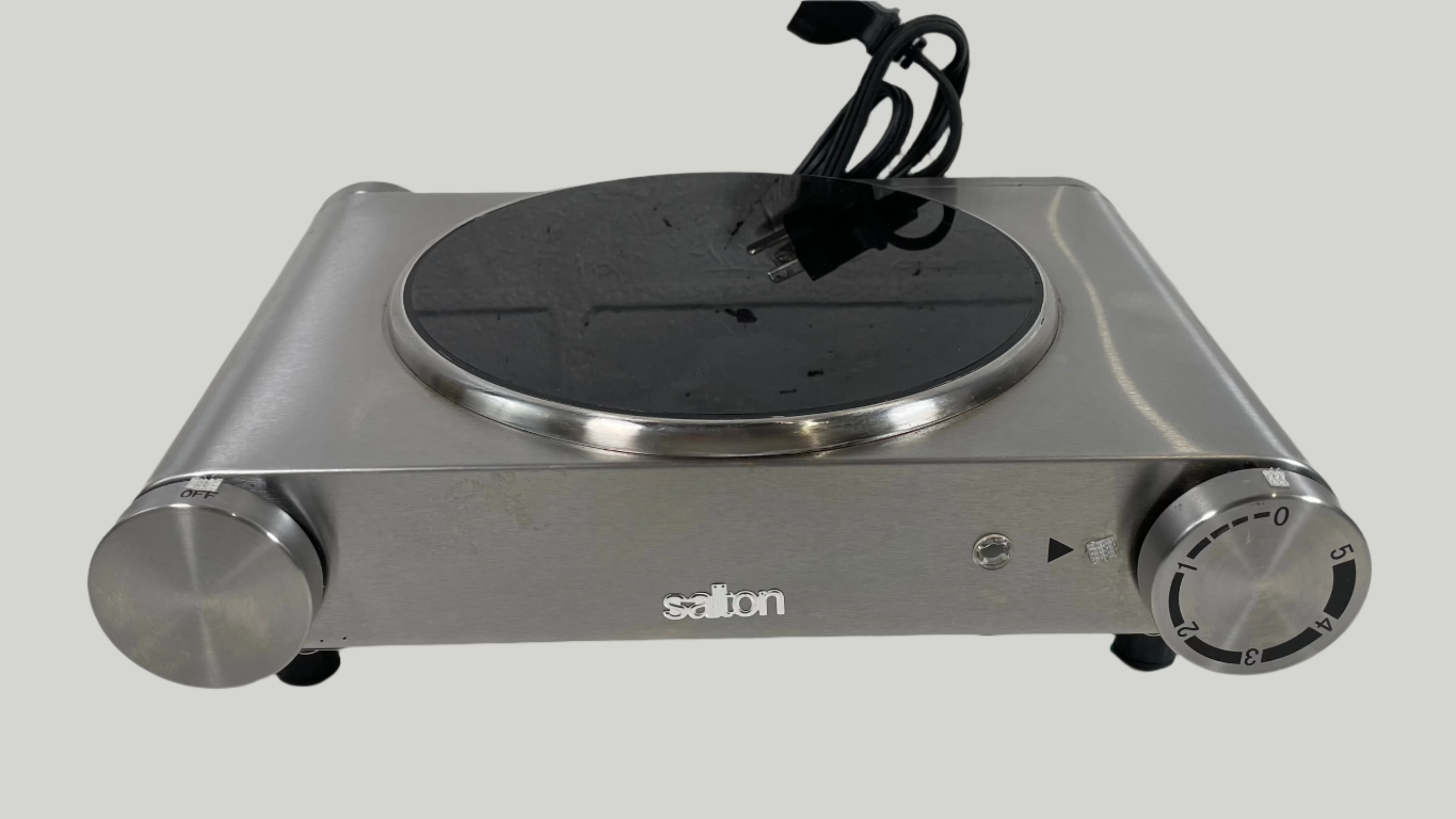SALTON Single Infrared Cooktop (HP1502) - Stainless Steel
