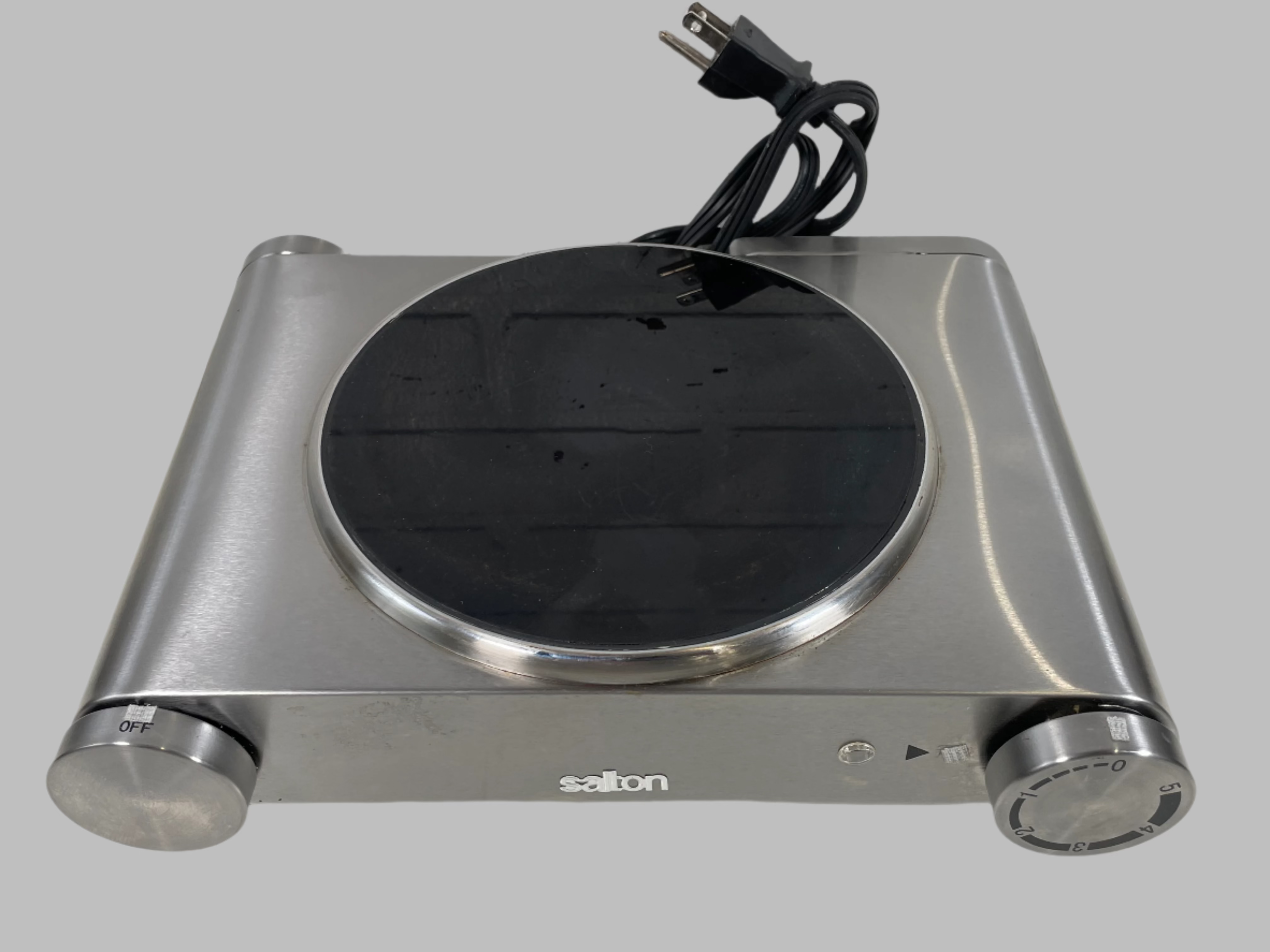 SALTON Single Infrared Cooktop (HP1502) - Stainless Steel