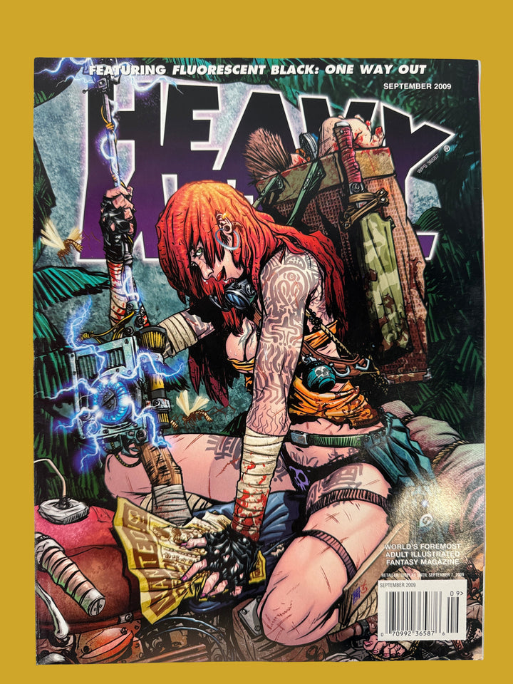 Heavy Metal Magazine – Septembre 2009 Noir Fluorescent