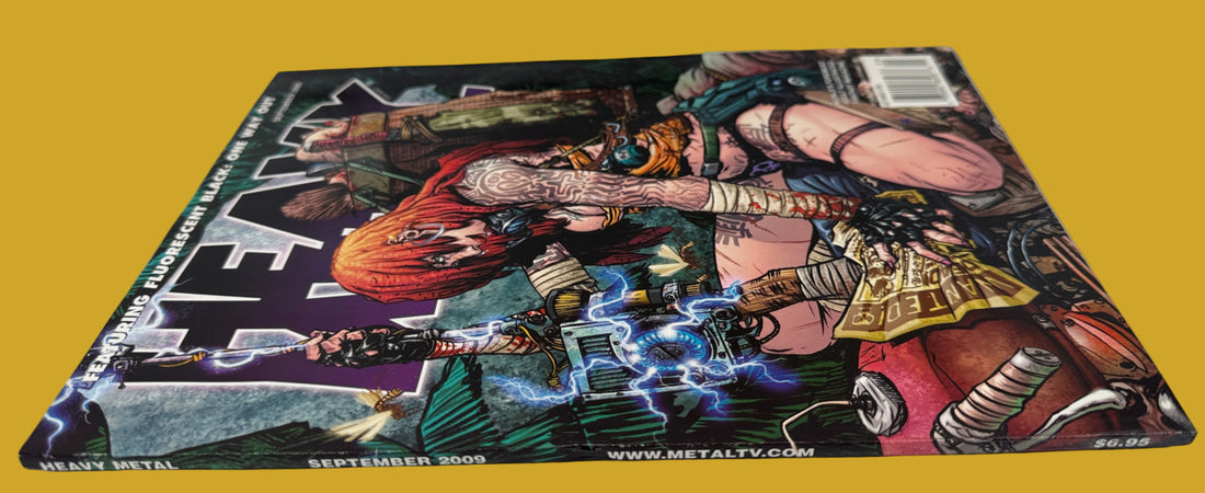 Heavy Metal Magazine – Septembre 2009 Noir Fluorescent