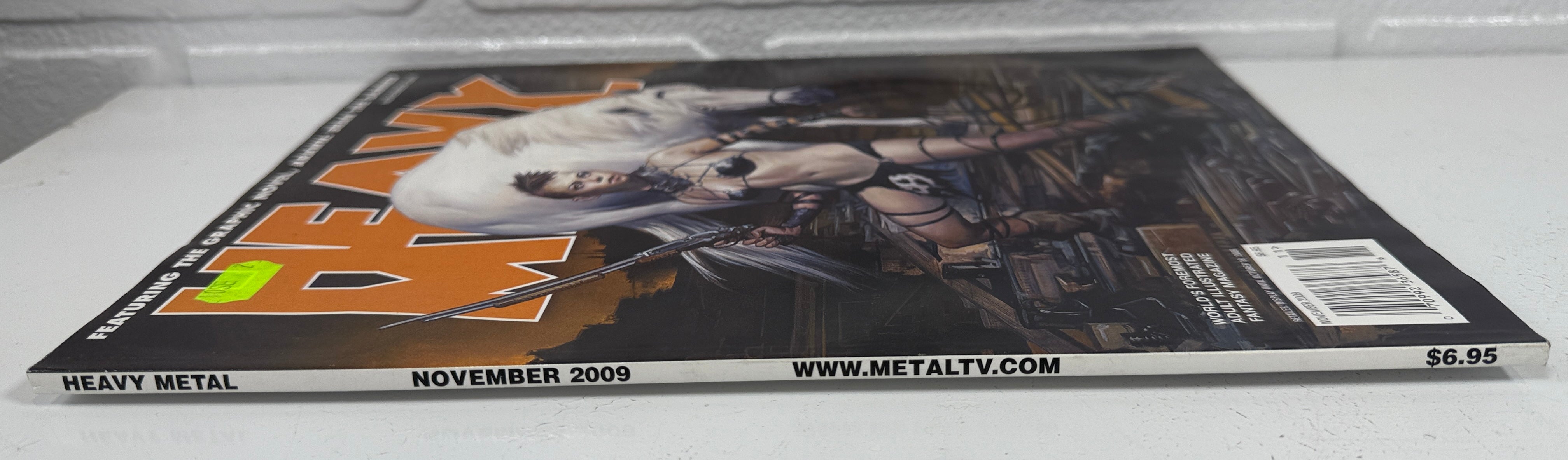 Magazine Heavy Metal, novembre 2009 – Couverture de David Palumbo