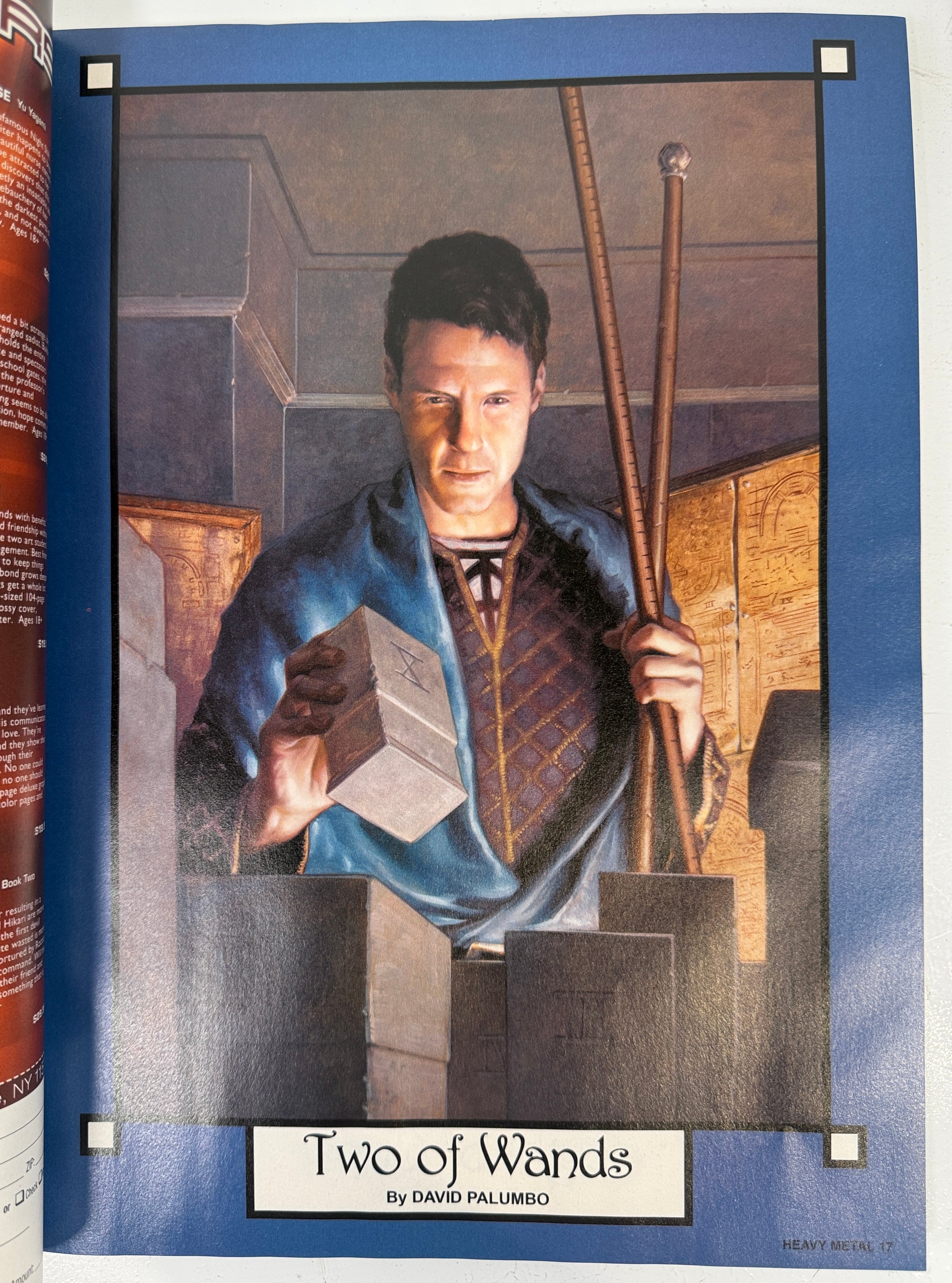 Magazine Heavy Metal, novembre 2009 – Couverture de David Palumbo