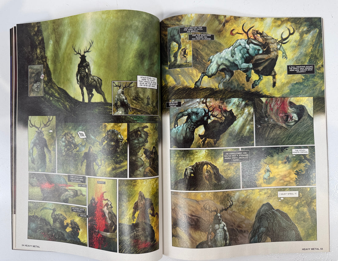 Magazine Heavy Metal, novembre 2009 – Couverture de David Palumbo