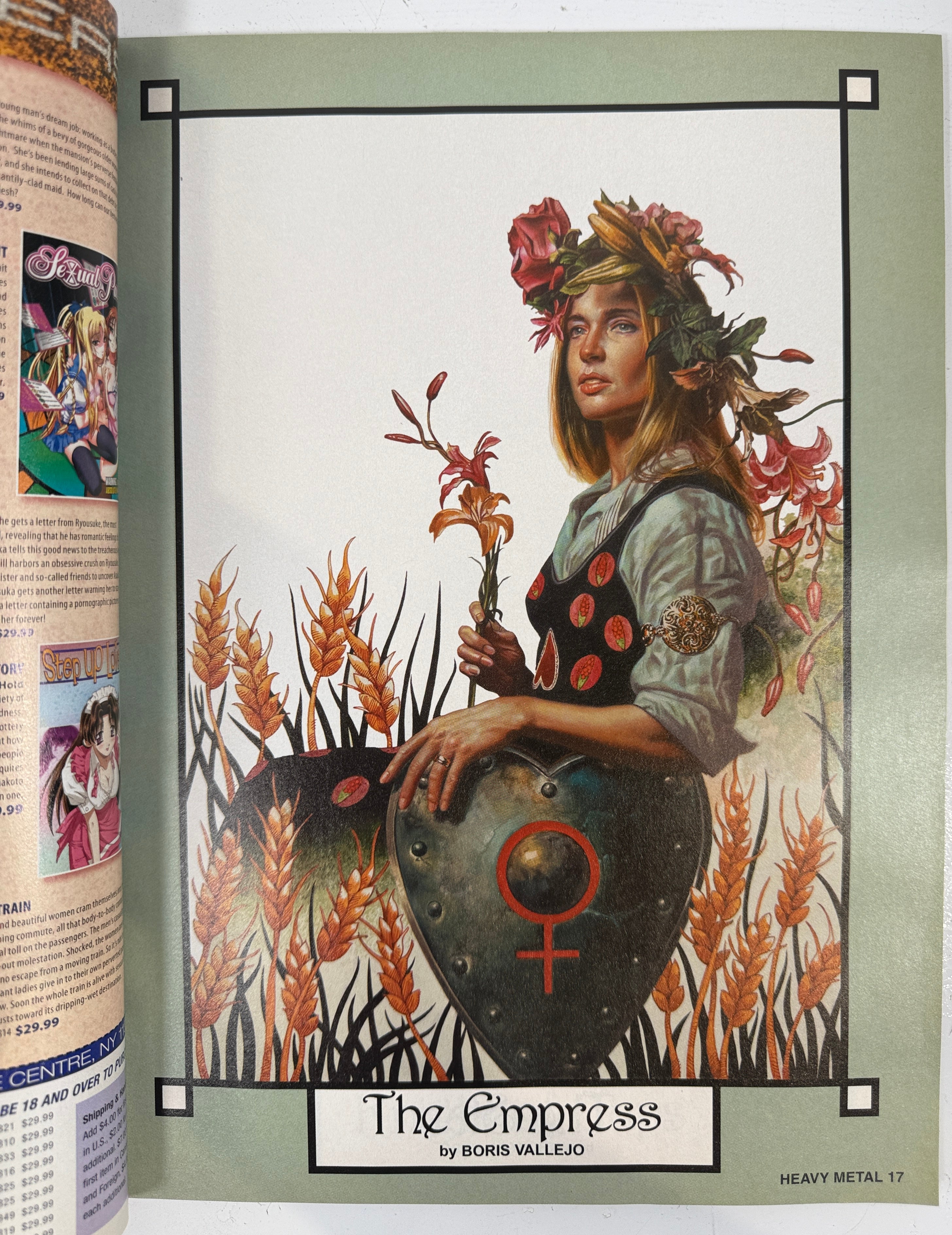 Magazine Heavy Metal de septembre 2008, couverture variante Bane noire fluorescente