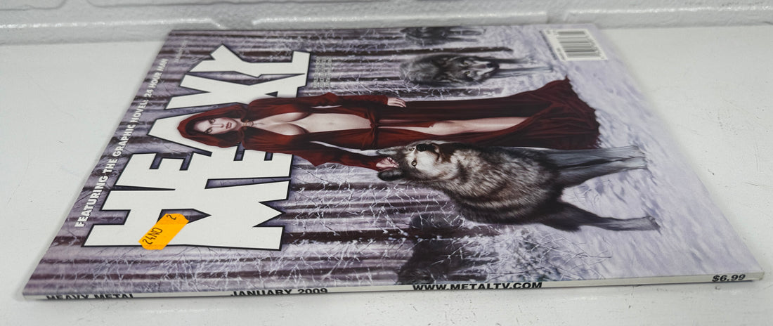 Magazine Heavy Metal – Couverture des Red Cloak Wolves de janvier 2009
