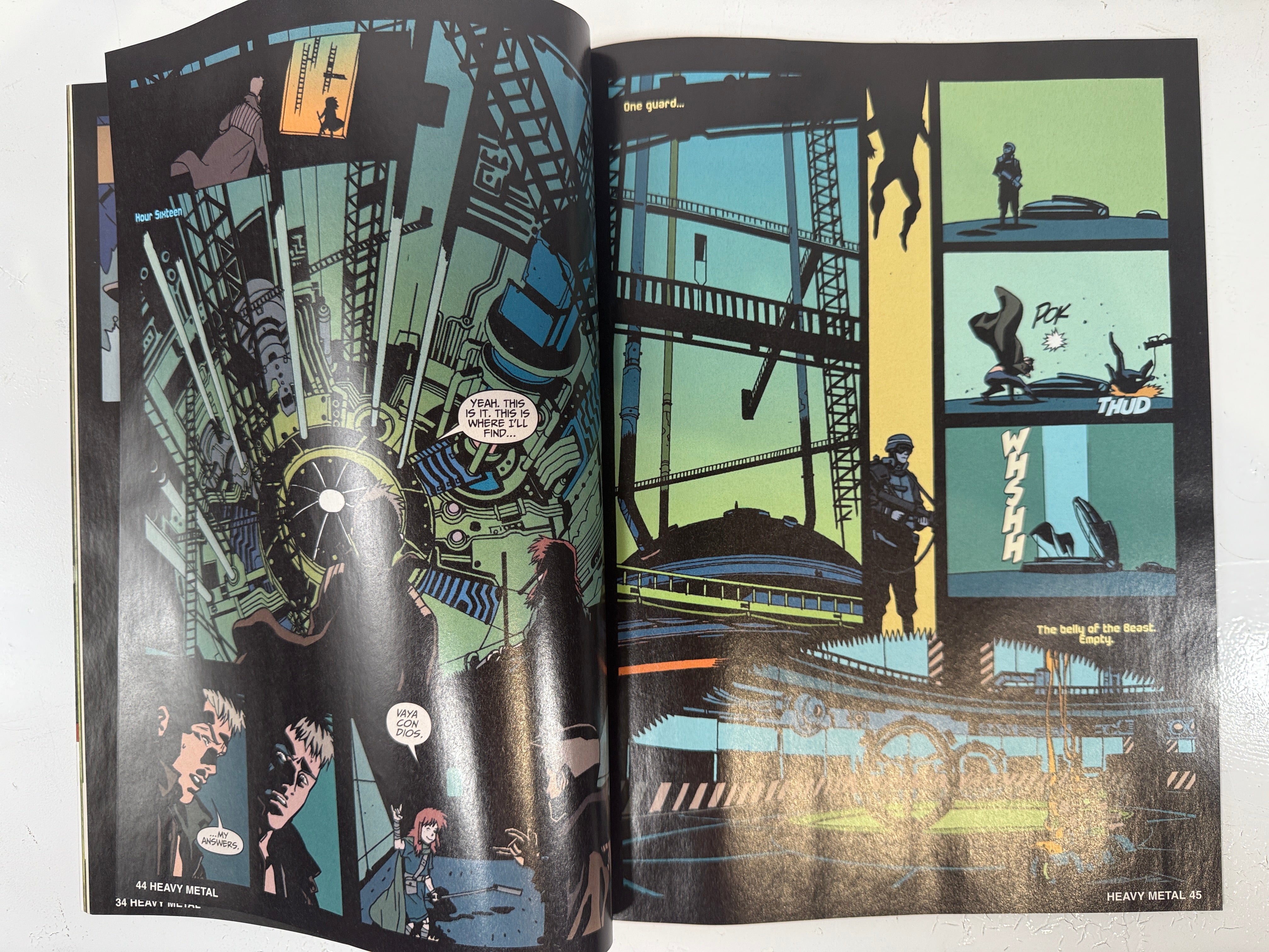 Magazine Heavy Metal – Couverture des Red Cloak Wolves de janvier 2009