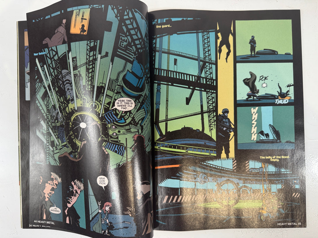 Magazine Heavy Metal – Couverture des Red Cloak Wolves de janvier 2009