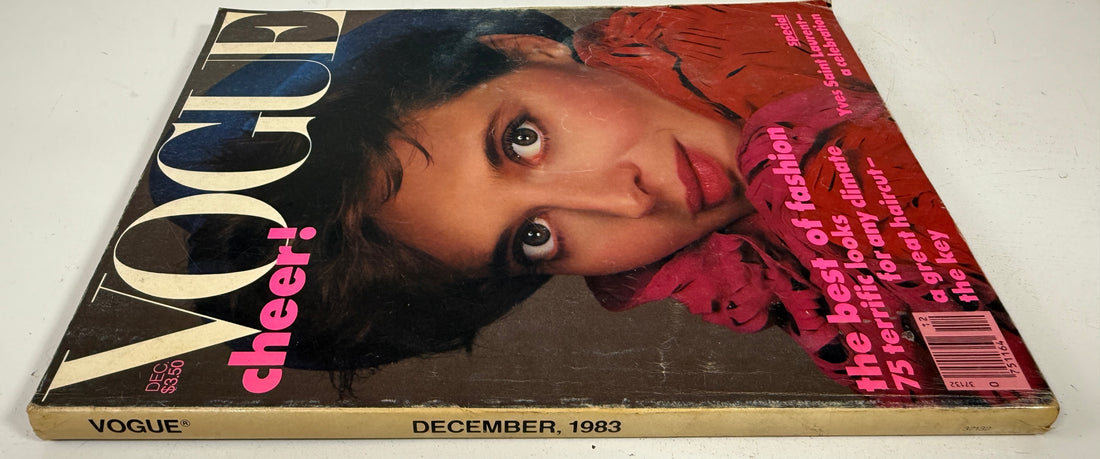 Vintage Vogue Magazine – December 1983 Yves Saint Laurent Special