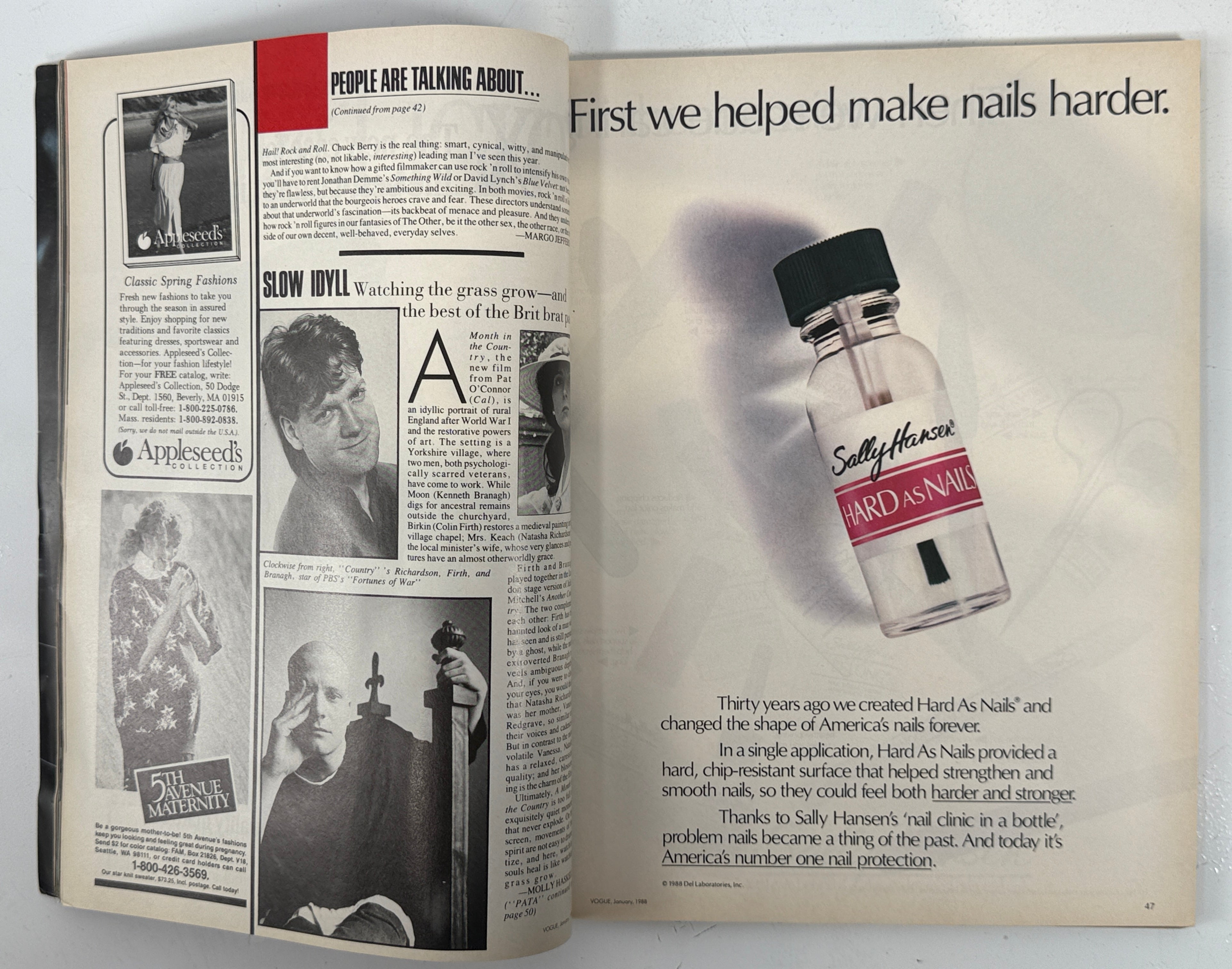 Vintage Vogue Magazine – January 1988 Rachel Williams Cover by Avedon