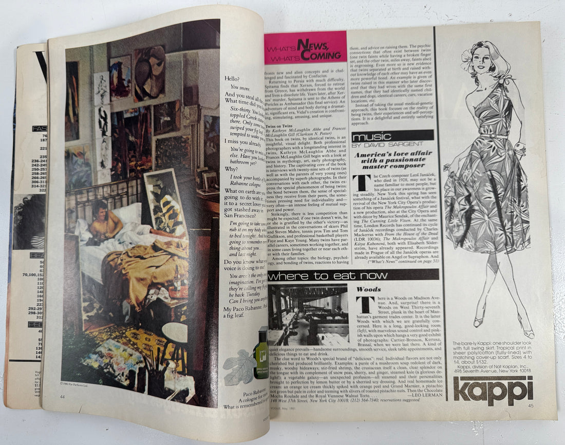 Vintage Vogue Magazine – May 1981 Brooke Shields Cover