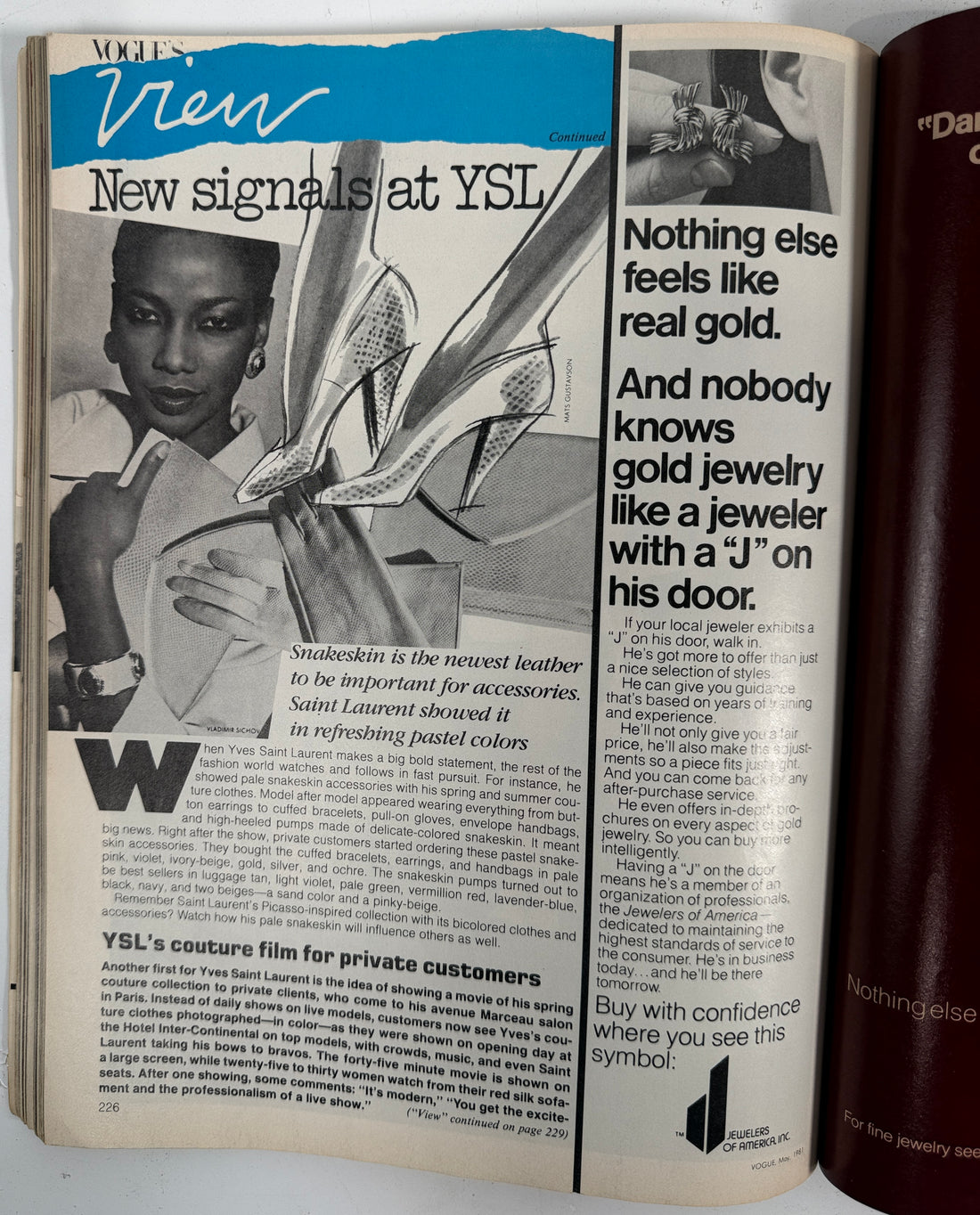 Vintage Vogue Magazine – May 1981 Brooke Shields Cover