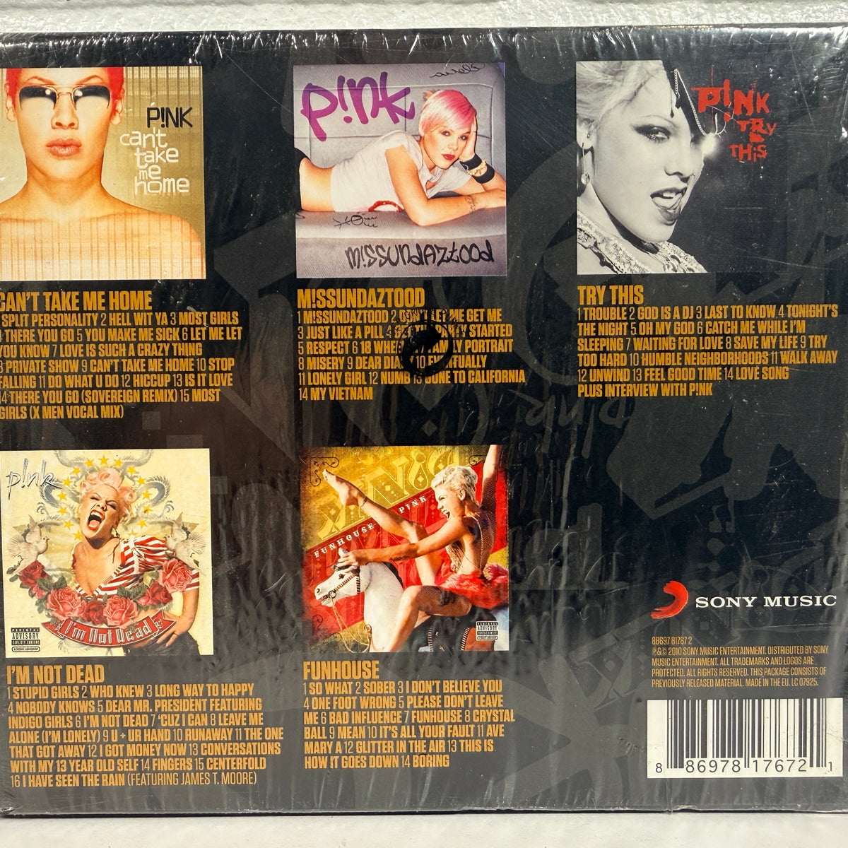 PInk CD Box Set, The Album Collection 5 Disc Complete.- P!NK – Éco ...