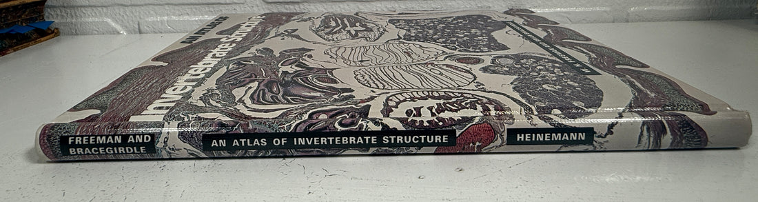 Livre relié vintage – Atlas des structures des invertébrés (Freeman)