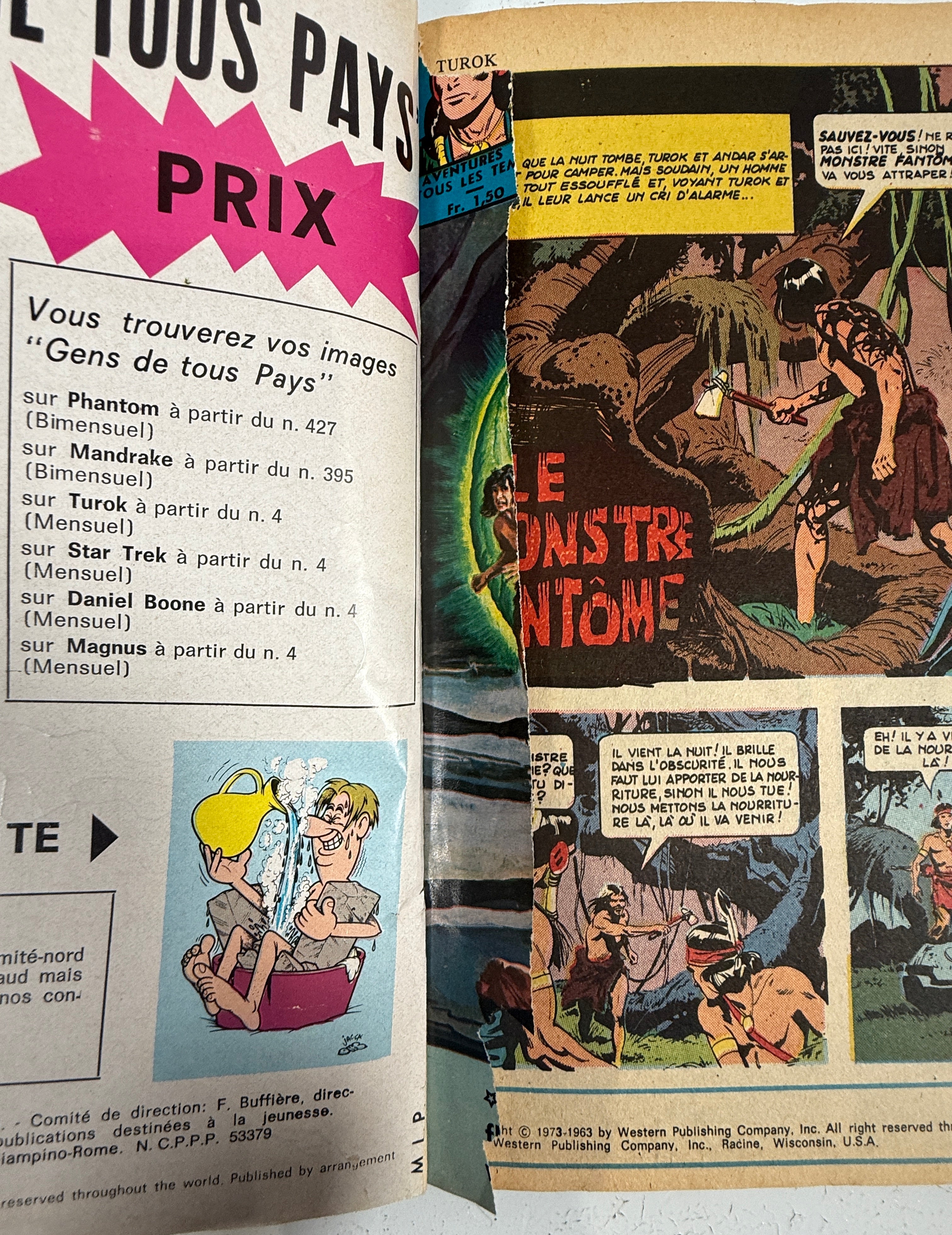 Turok Album n°2 (édition française des années 1960 – Remparts Comics)
