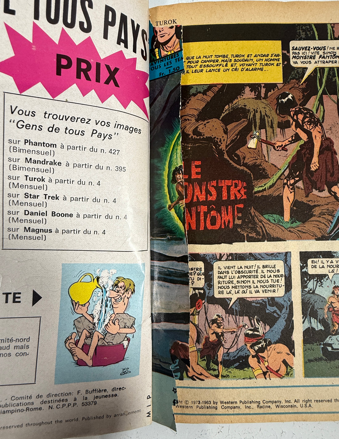 Turok Album n°2 (édition française des années 1960 – Remparts Comics)