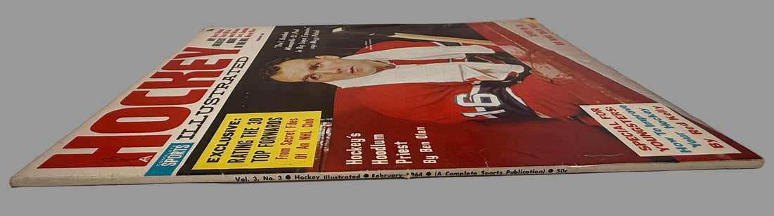 1964 Hockey Illustrated – Henri Richard Canadiens Cover Issue, Vol 3. No. 3