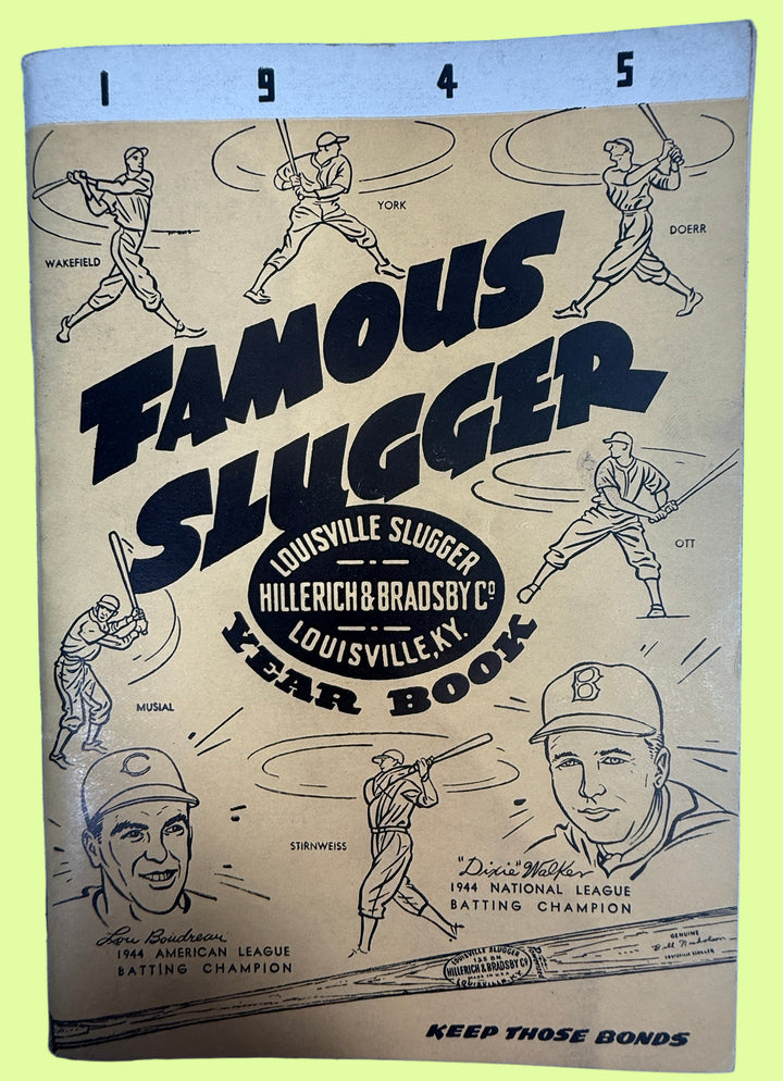 1945 Famous Slugger Year Book – Louisville Slugger Baseball