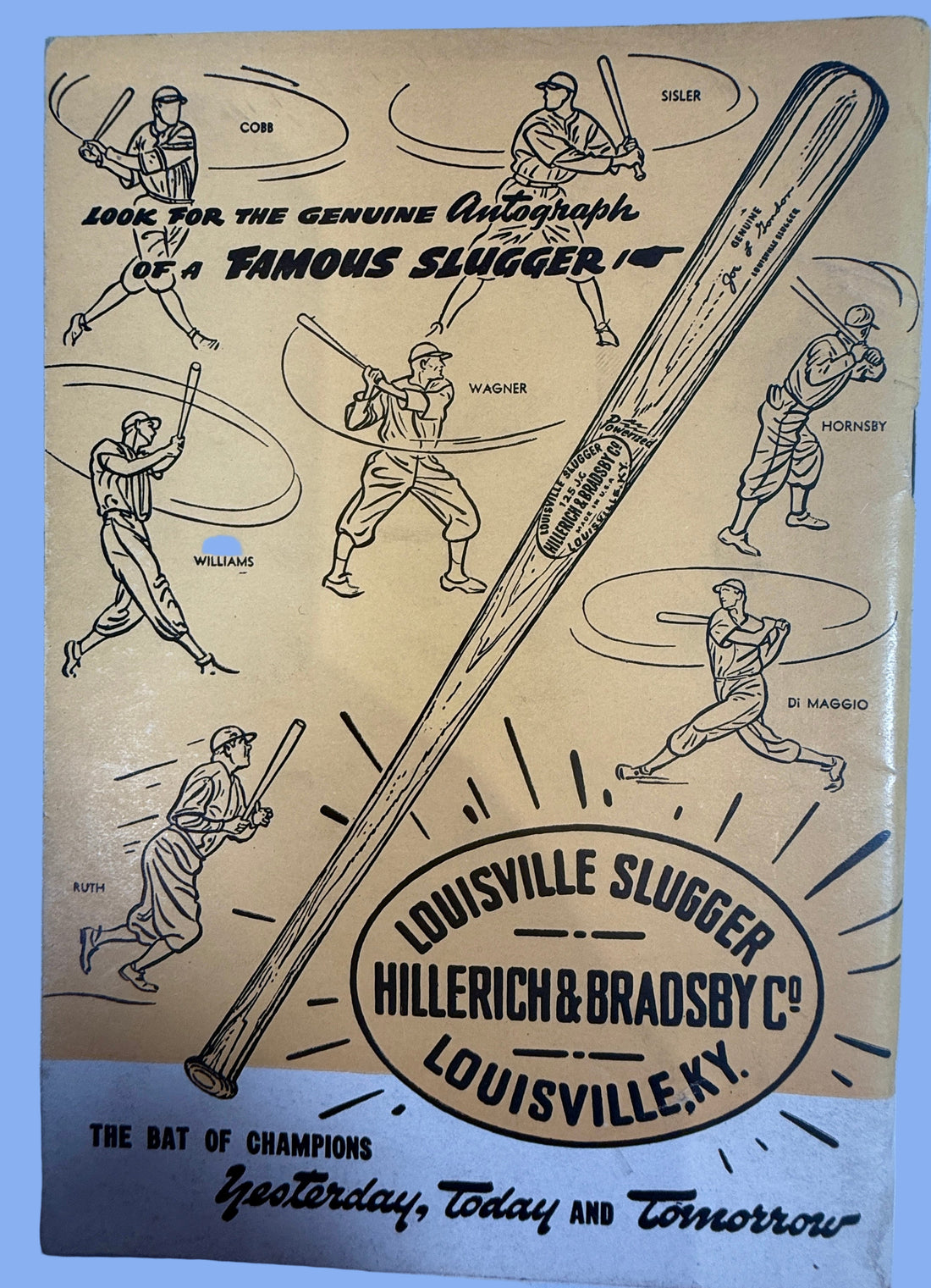 1945 Famous Slugger Year Book – Louisville Slugger Baseball