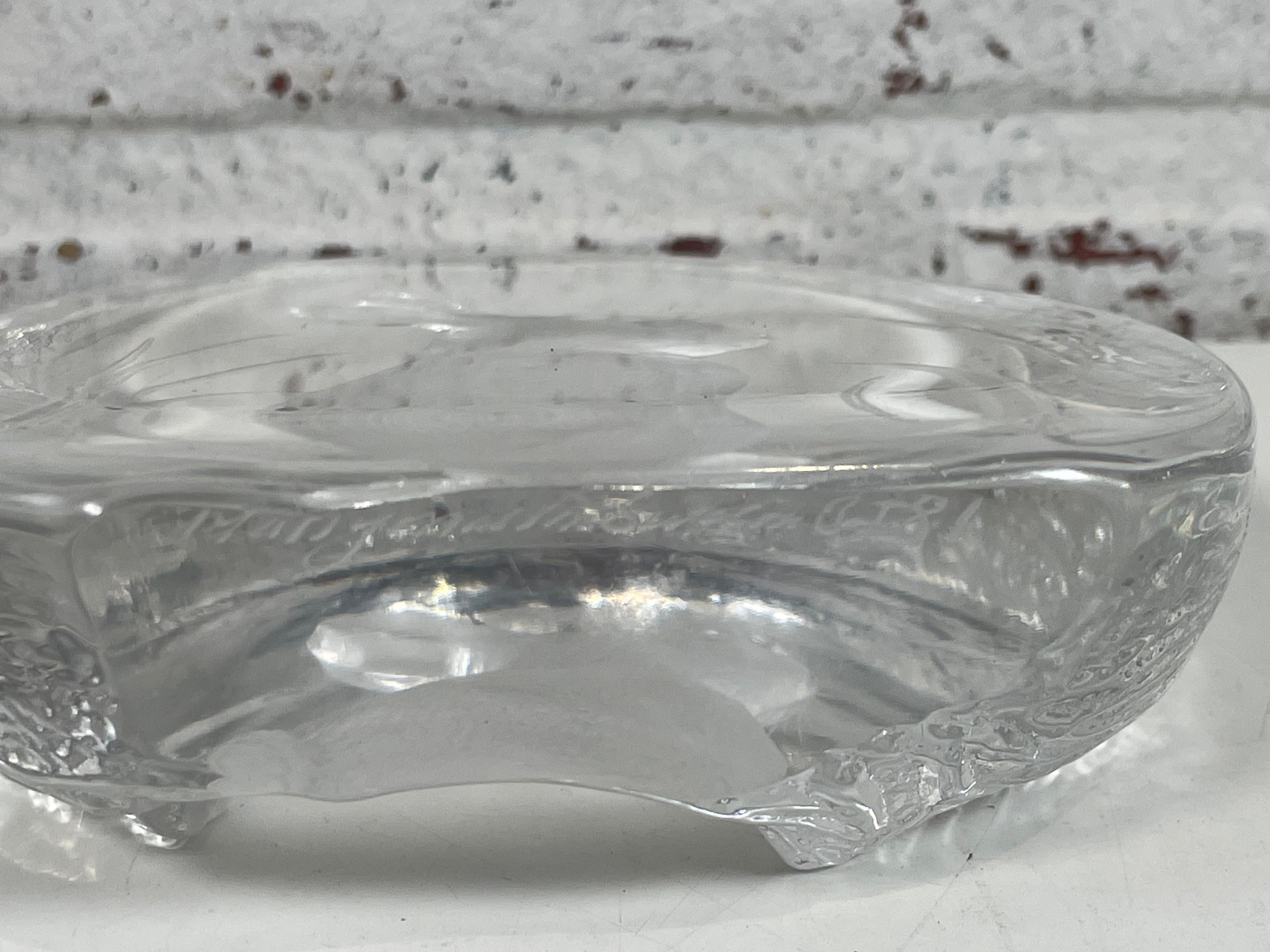 Lapin de collection Mats Johansson n° 3281 – Sculpture en verre d'art suédoise artisanale