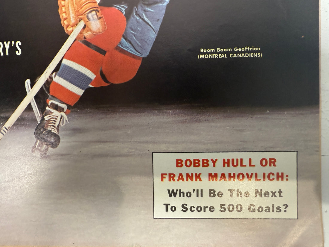1964 Hockey Illustrated, Vol. 3 No. 2 – Boom Boom Geoffrion Montreal Canadiens