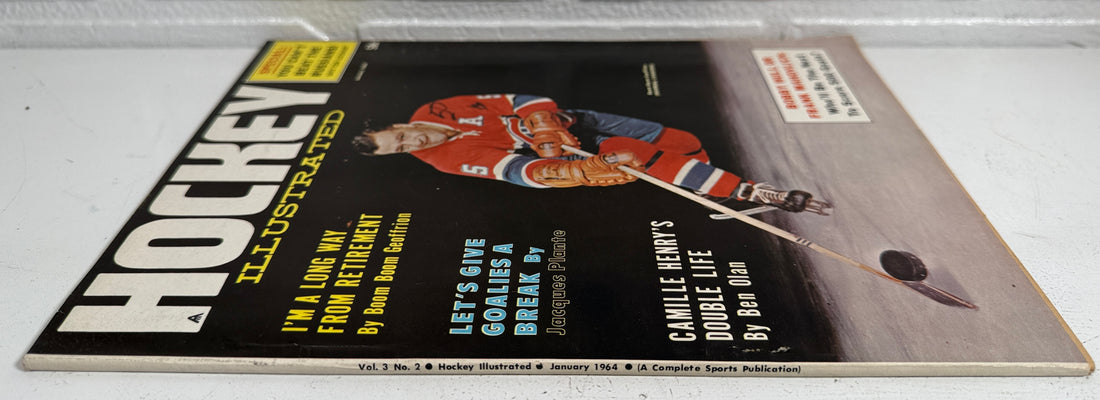 1964 Hockey Illustrated, Vol. 3 No. 2 – Boom Boom Geoffrion Montreal Canadiens