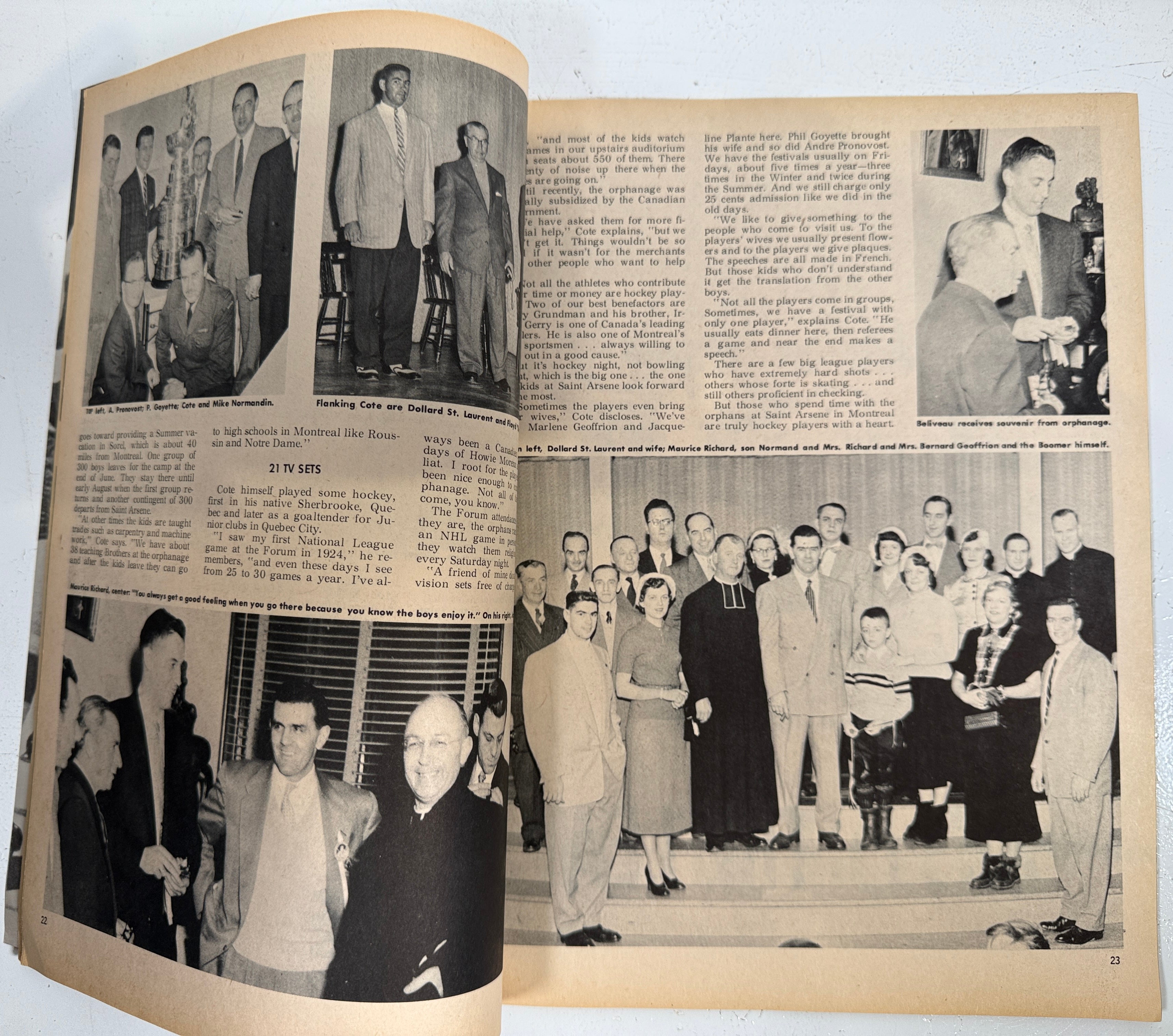 1964 Hockey Illustrated, Vol. 3 No. 2 – Boom Boom Geoffrion Montreal Canadiens