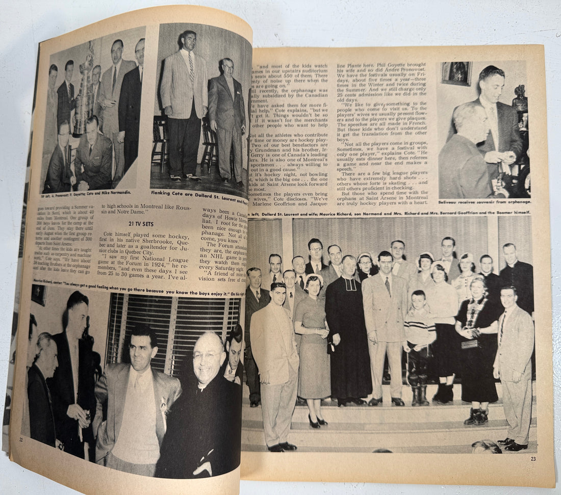 1964 Hockey Illustrated, Vol. 3 No. 2 – Boom Boom Geoffrion Montreal Canadiens