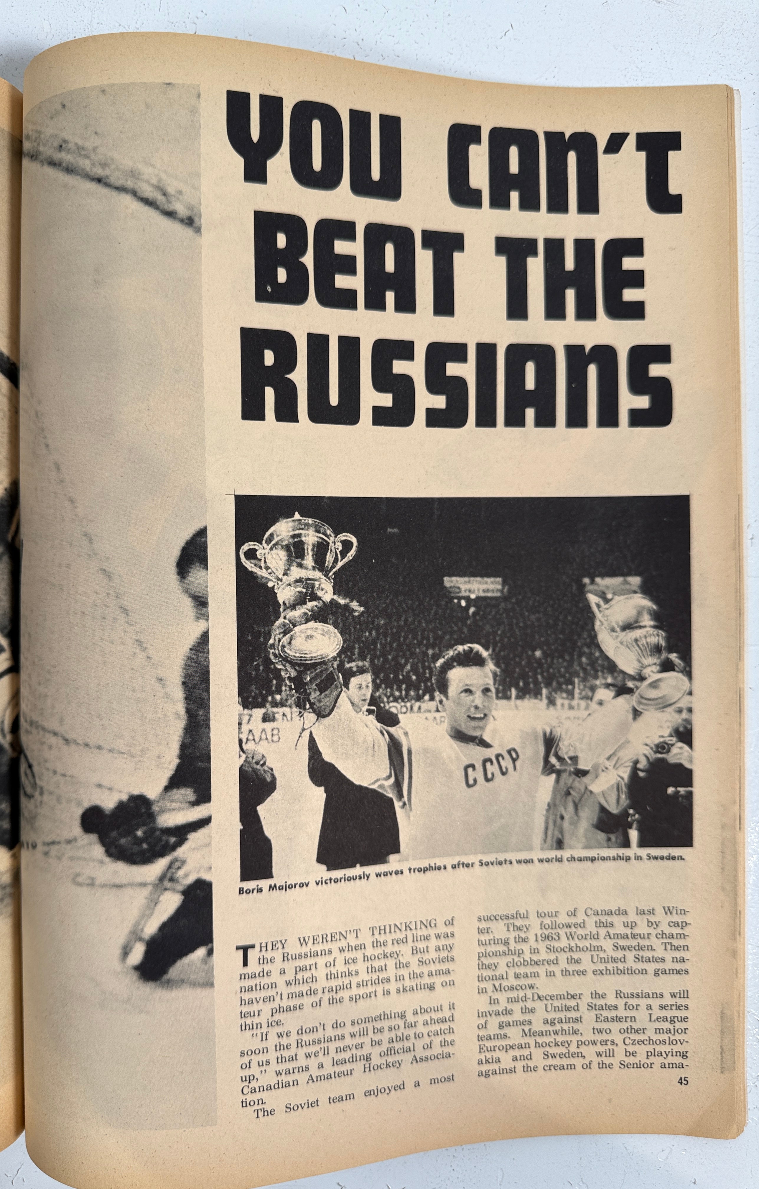 1964 Hockey Illustrated, Vol. 3 No. 2 – Boom Boom Geoffrion Montreal Canadiens