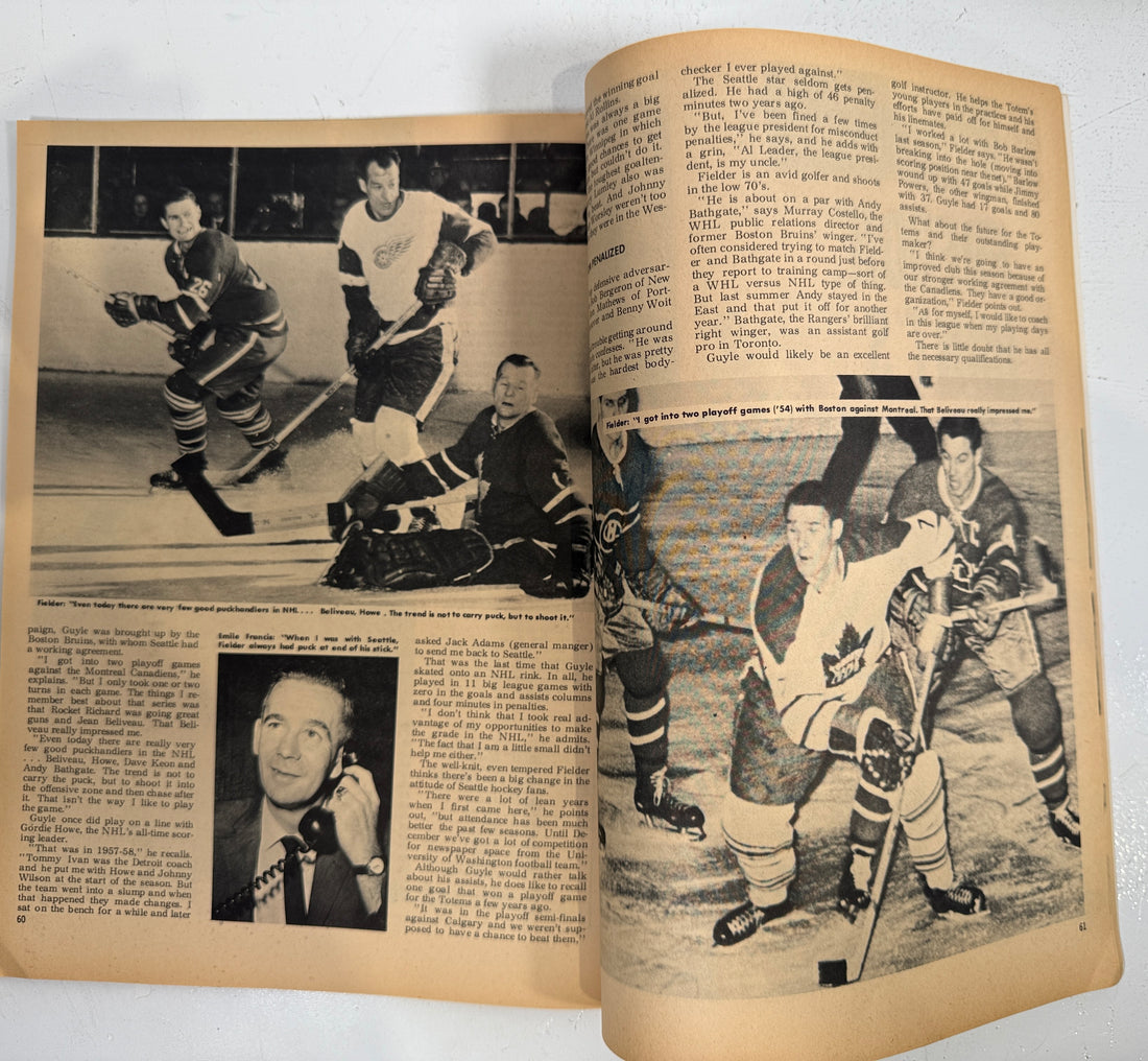 1964 Hockey Illustrated, Vol. 3 No. 2 – Boom Boom Geoffrion Montreal Canadiens