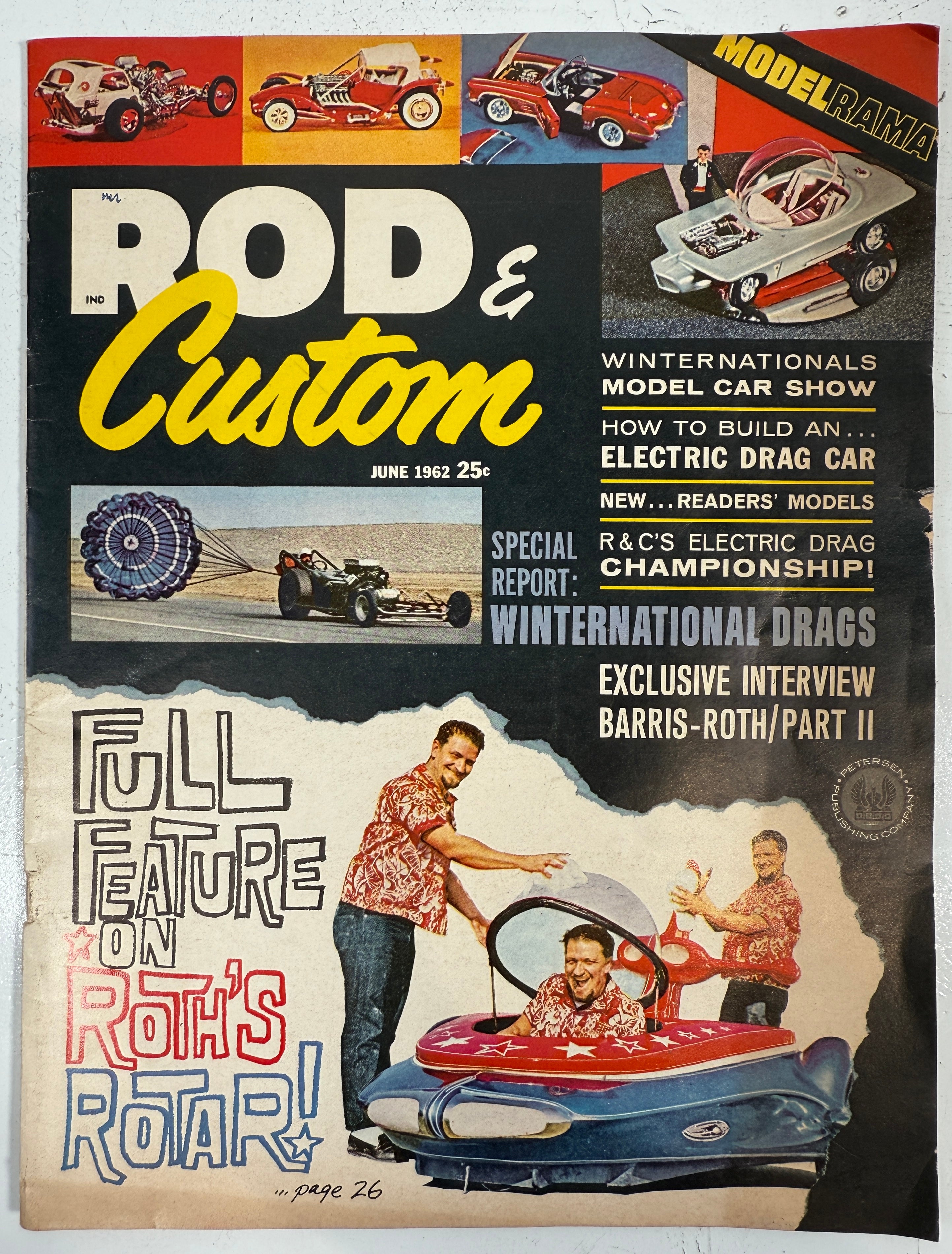 Vintage 1962 Rod & Custom Magazine – Ed Roth Rotar Feature
