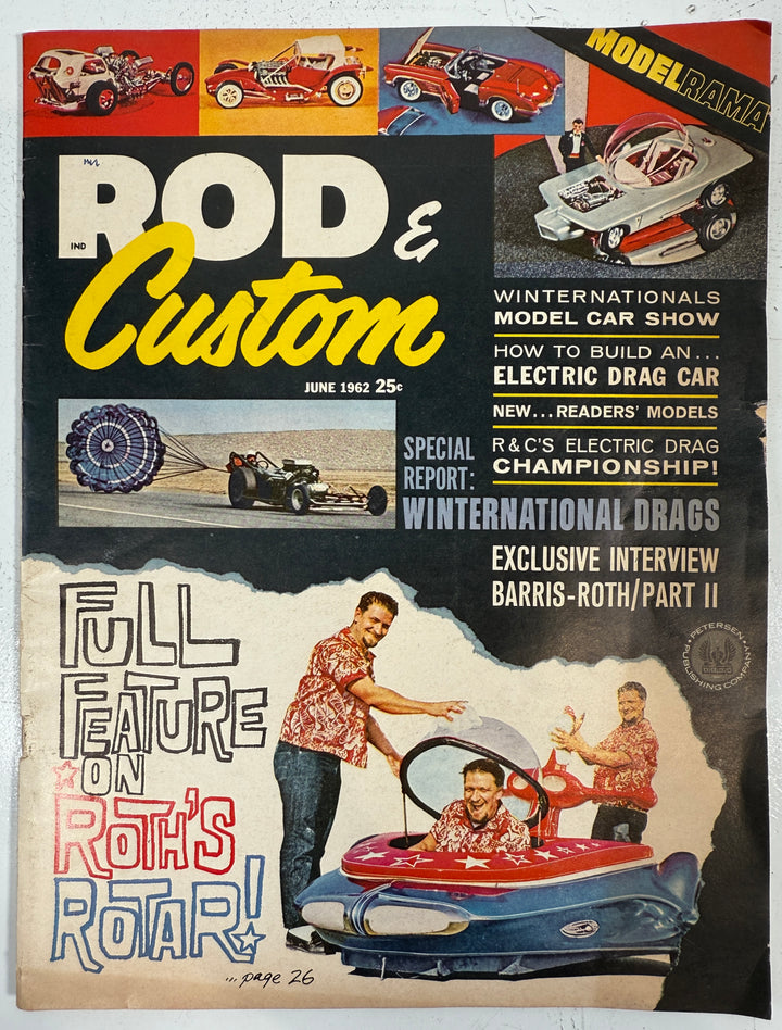 Vintage 1962 Rod & Custom Magazine – Ed Roth Rotar Feature