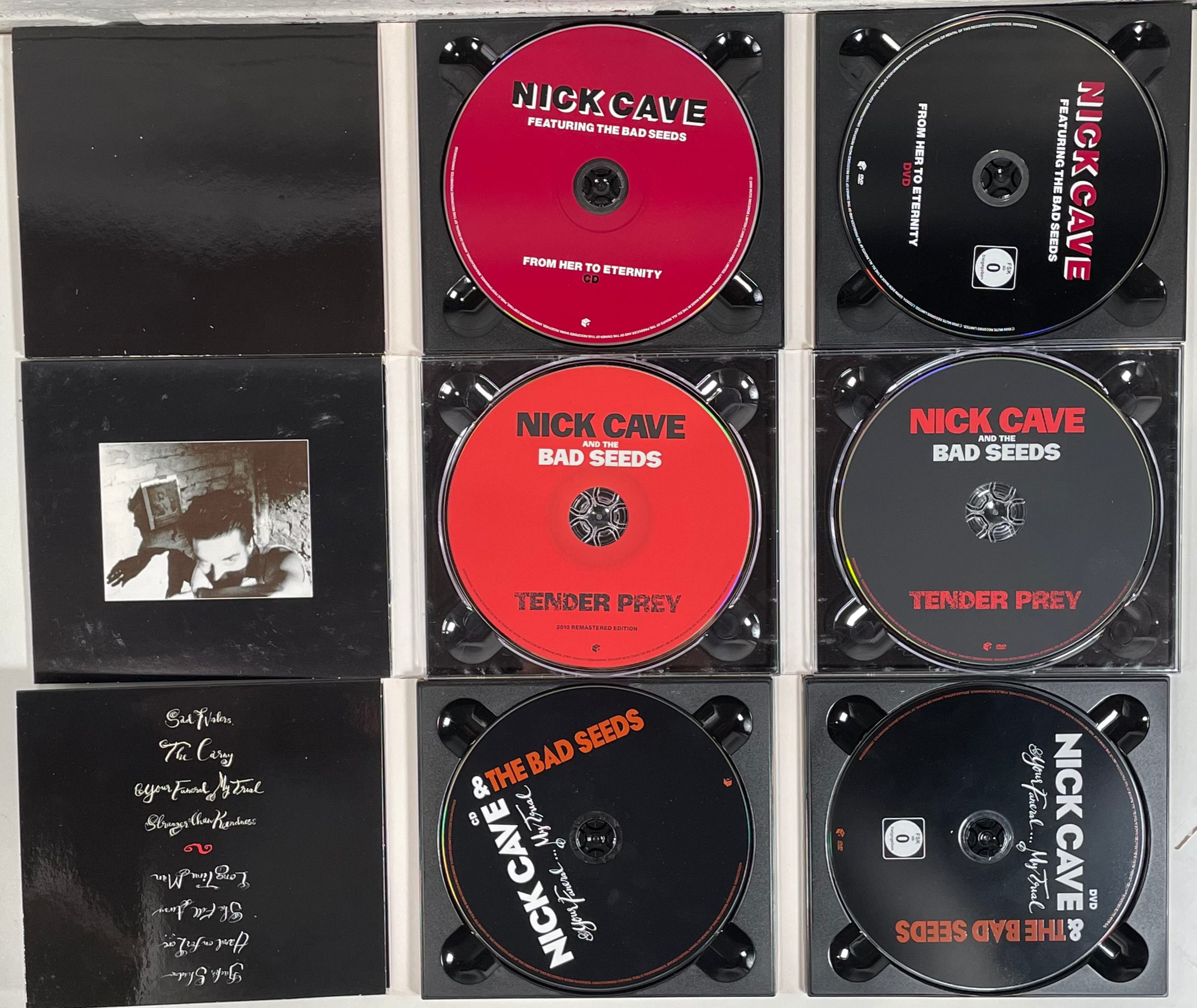 Nick Cave &amp; The Bad Seeds – Compilation de 9 CD – Albums emblématiques, du post-punk au rock gothique