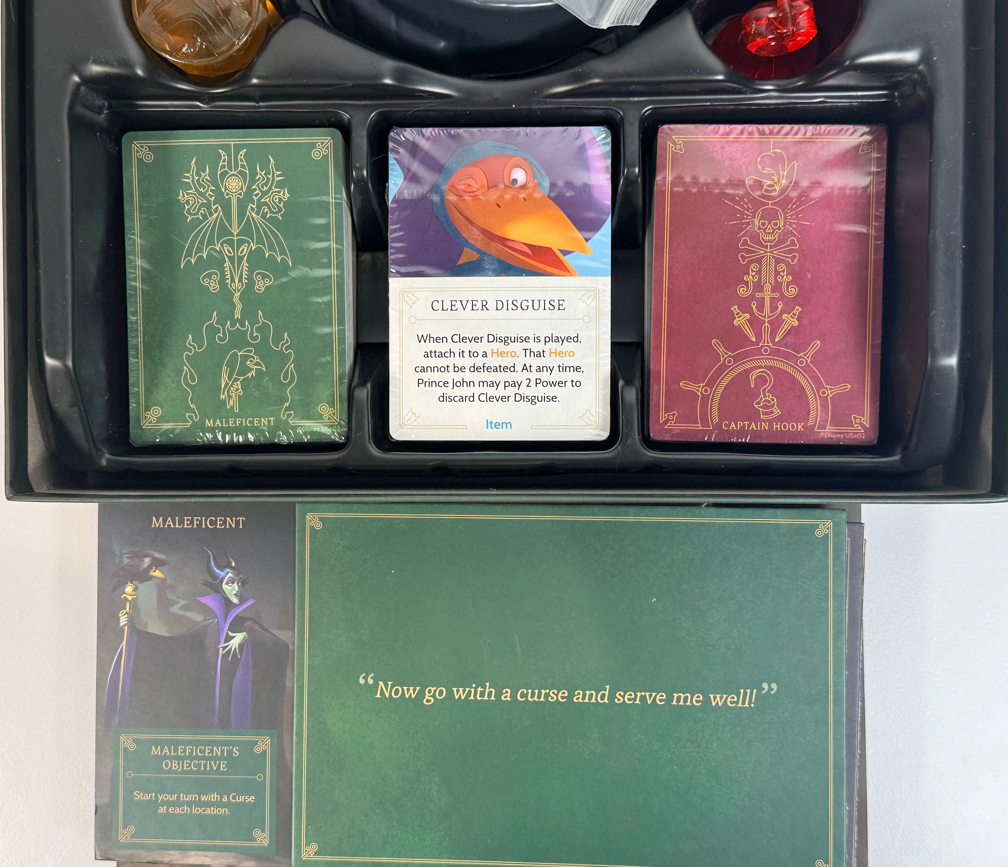 Jeu de société Disney Villainous, Ravensburger, édition complète 2019.