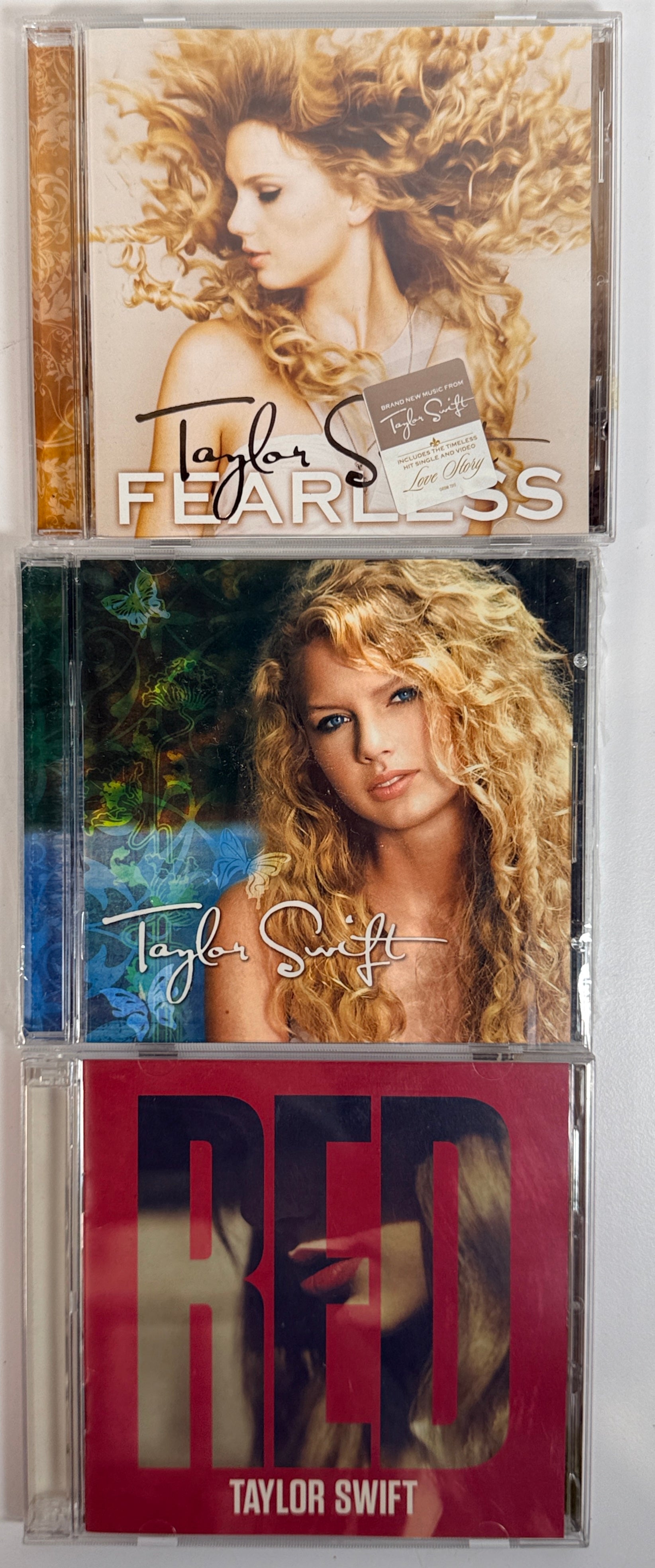 Taylor swift プロモCD Taylor Swift CD Album, LOT, Fearless, Red, Debut Albums