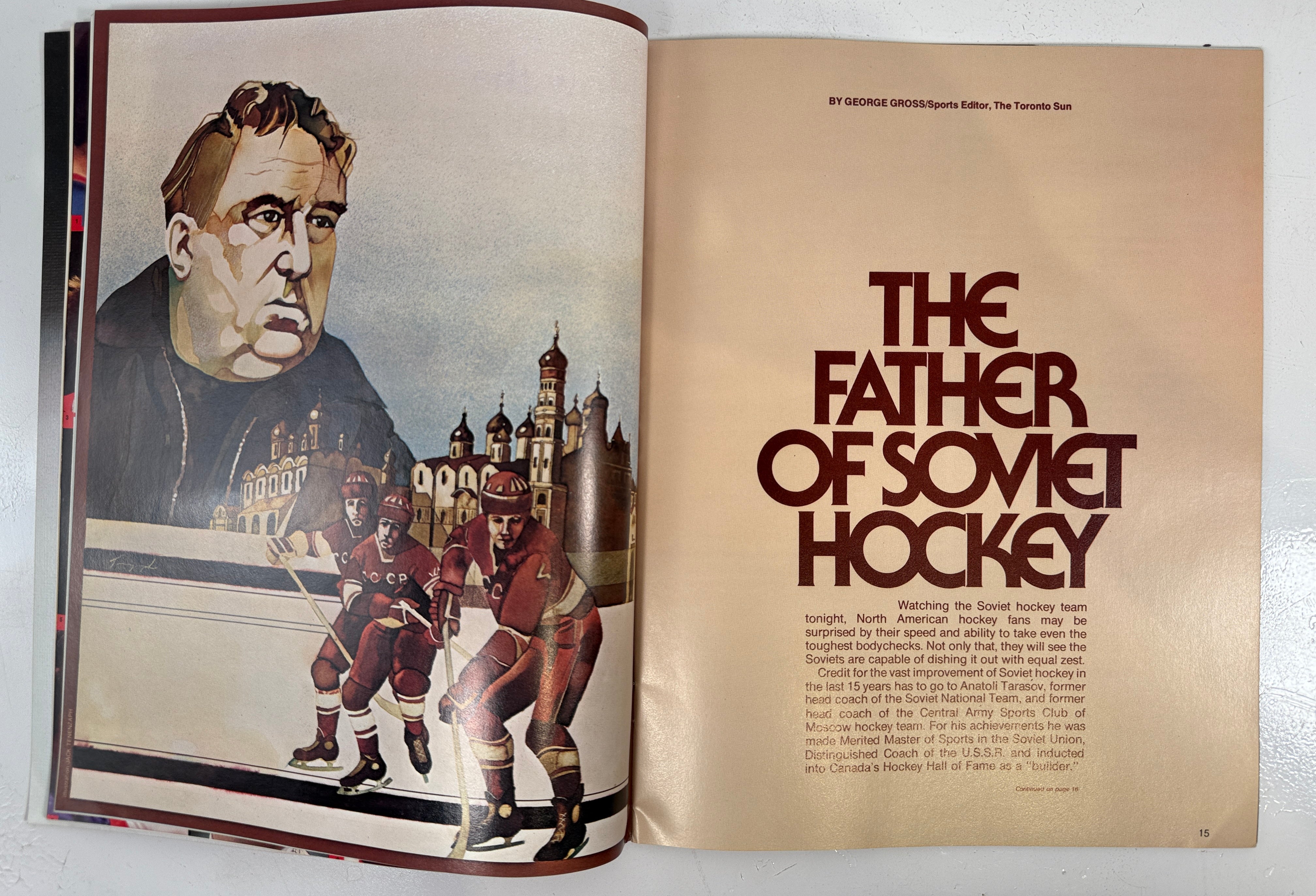 Programme de hockey URSS contre LNH 1976 – Édition spéciale Goal