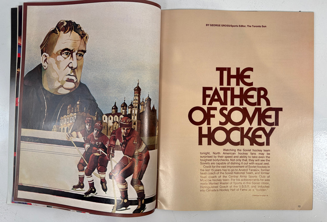 Programme de hockey URSS contre LNH 1976 – Édition spéciale Goal