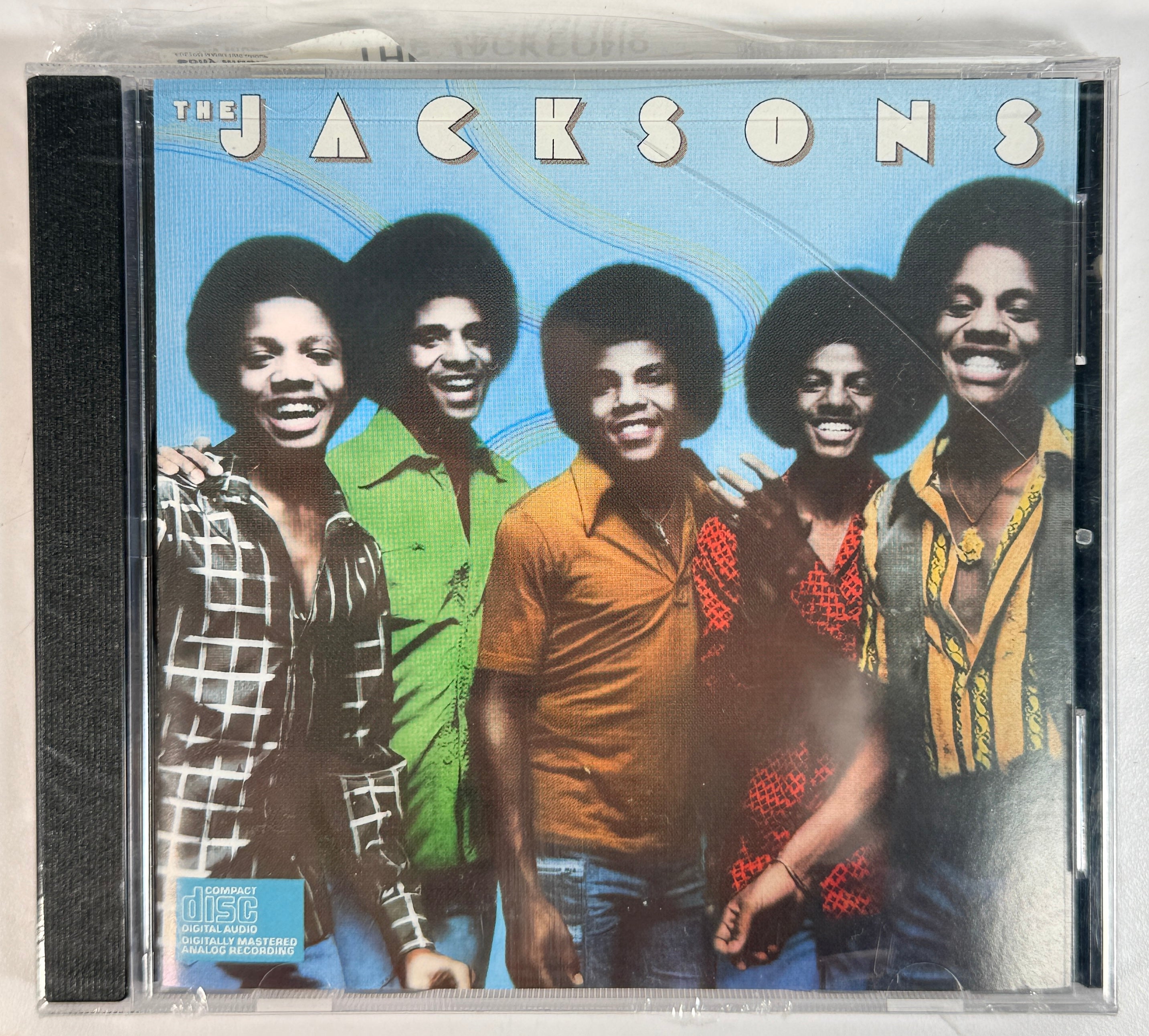 Factory sealed The Jacksons self-titled CD on Epic EK 34229. Classic 1976 soul disco album featuring Enjoy Yourself and Good Times. Vintage collectible.