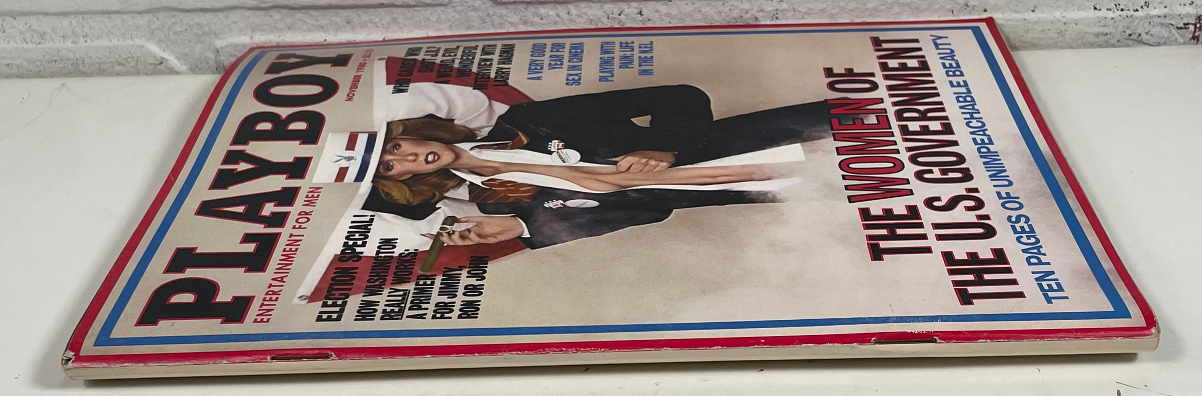 PLAYBOY Magazine November 1980 Vintage Centerfold Jeana Tomasino w/Jimmy Carter,  VG