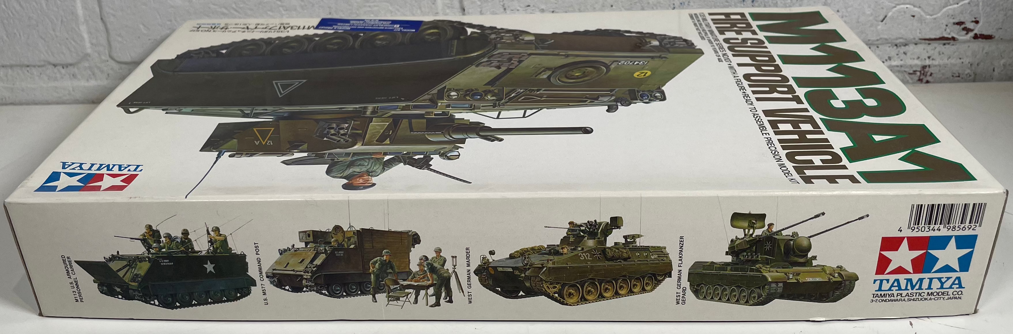 Vintage Tamiya M113A1 Fire Support Vehicle – 1/35 Scale – Classic Military Model Kit