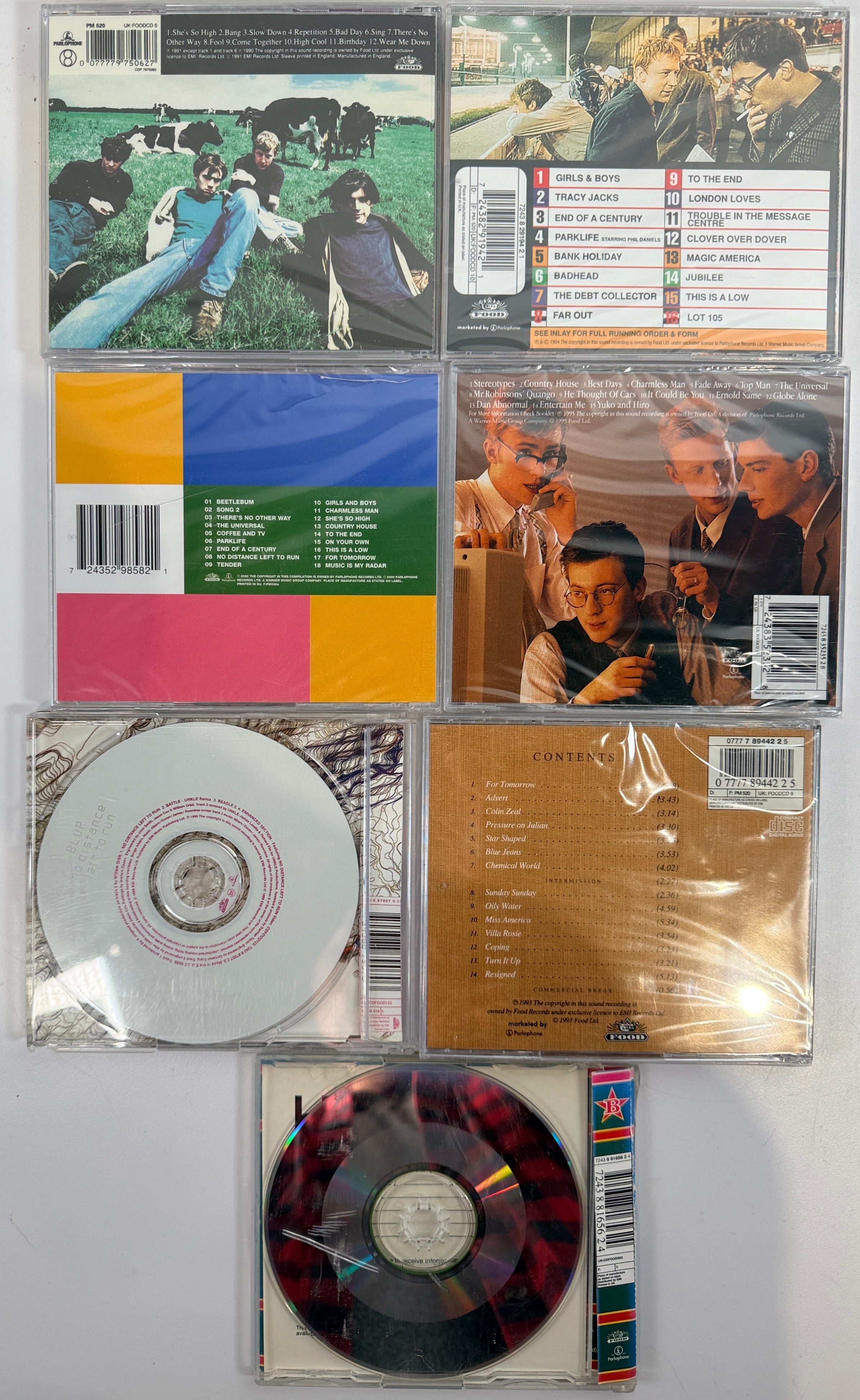 Blur, CD Lot, 7 Albums Singles Britpop Collection. – Éco-Dépôt