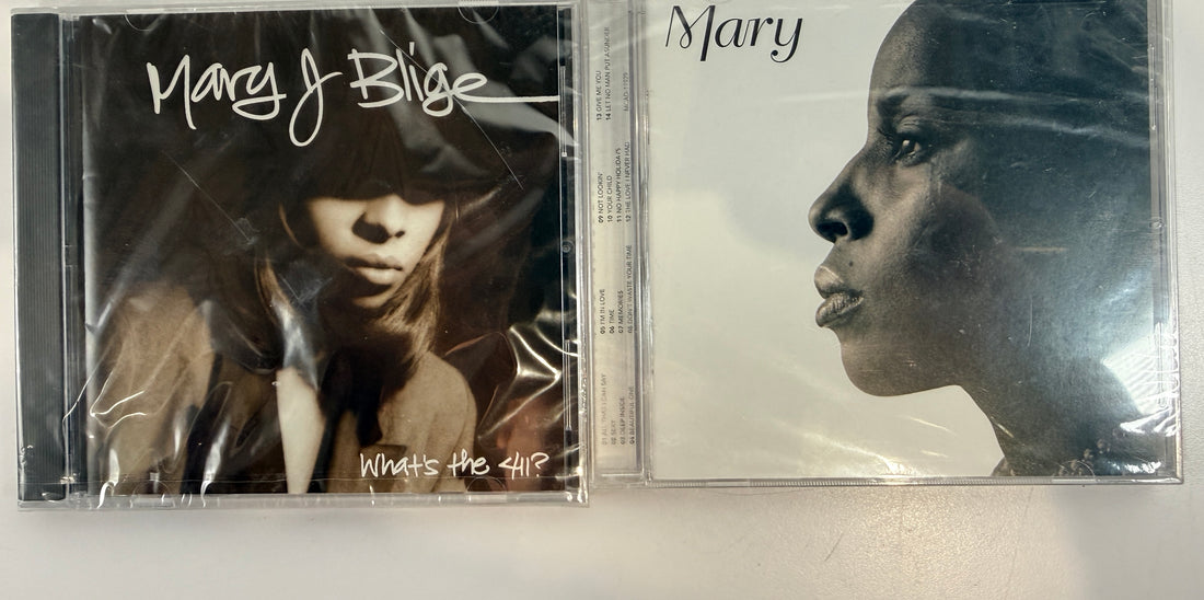 Mary J. Blige CD lot of 5 albums including My Life, What’s The 411? and Love &amp; Life. Classic R&amp;B collection with Japanese pressing included.