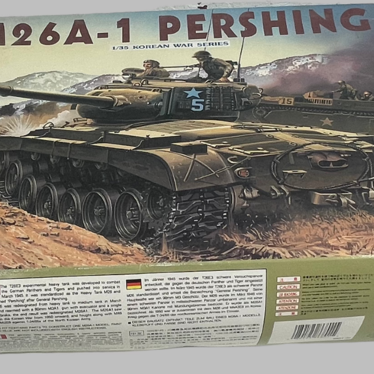Dragon 1/35 M26A-1 Pershing Heavy Tank – Korean War Series – Kit #6801 ...