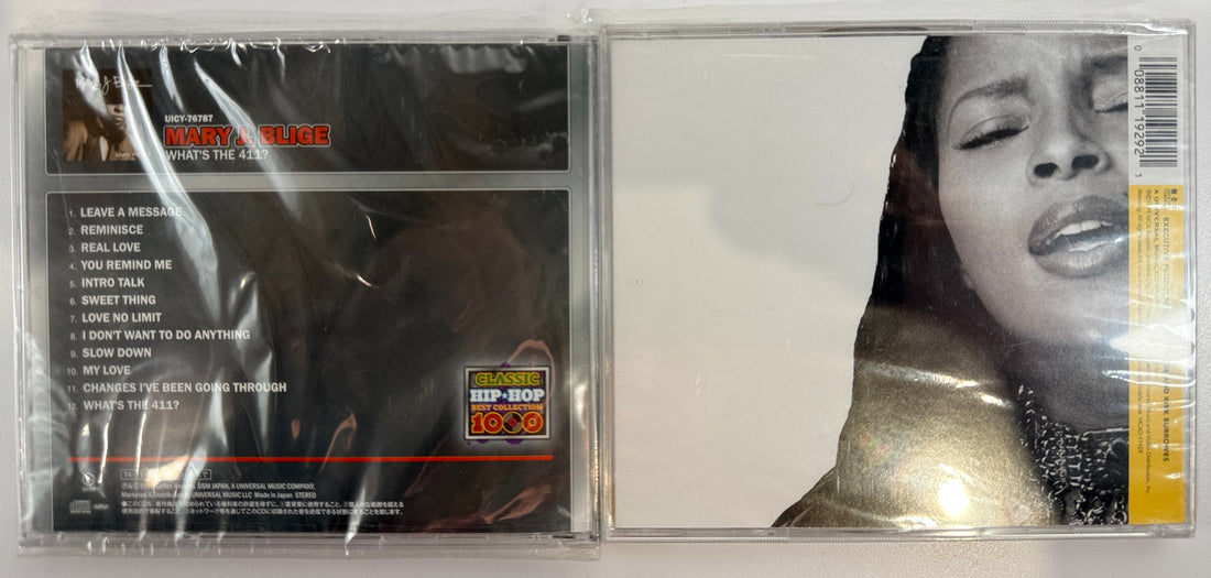 Mary J. Blige CD lot of 5 albums including My Life, What’s The 411? and Love &amp; Life. Classic R&amp;B collection with Japanese pressing included.