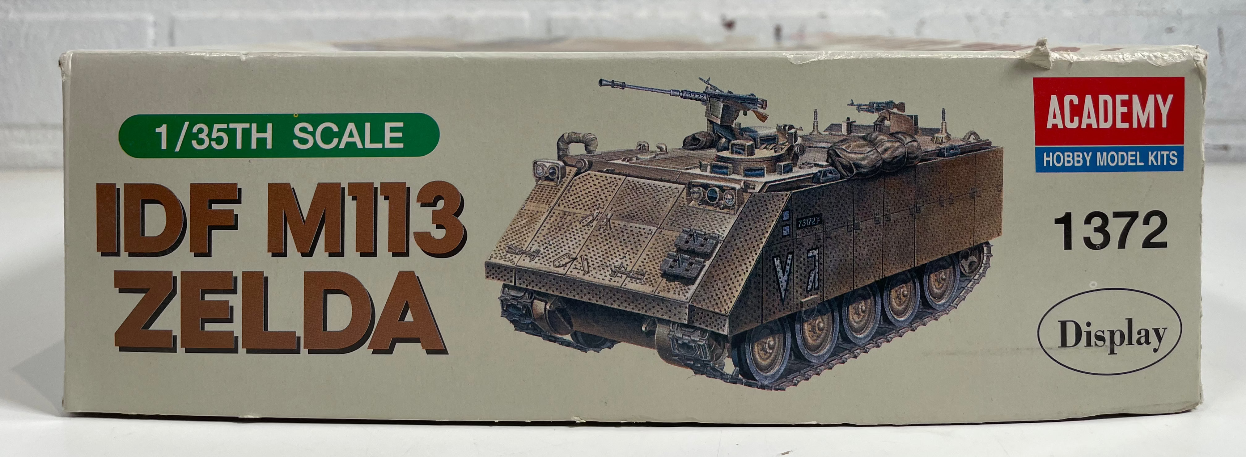 ACADEMY 1:35 IDF M113 Zelda – Art. 1372 – Plastic Model Kit – Israeli APC – NEW